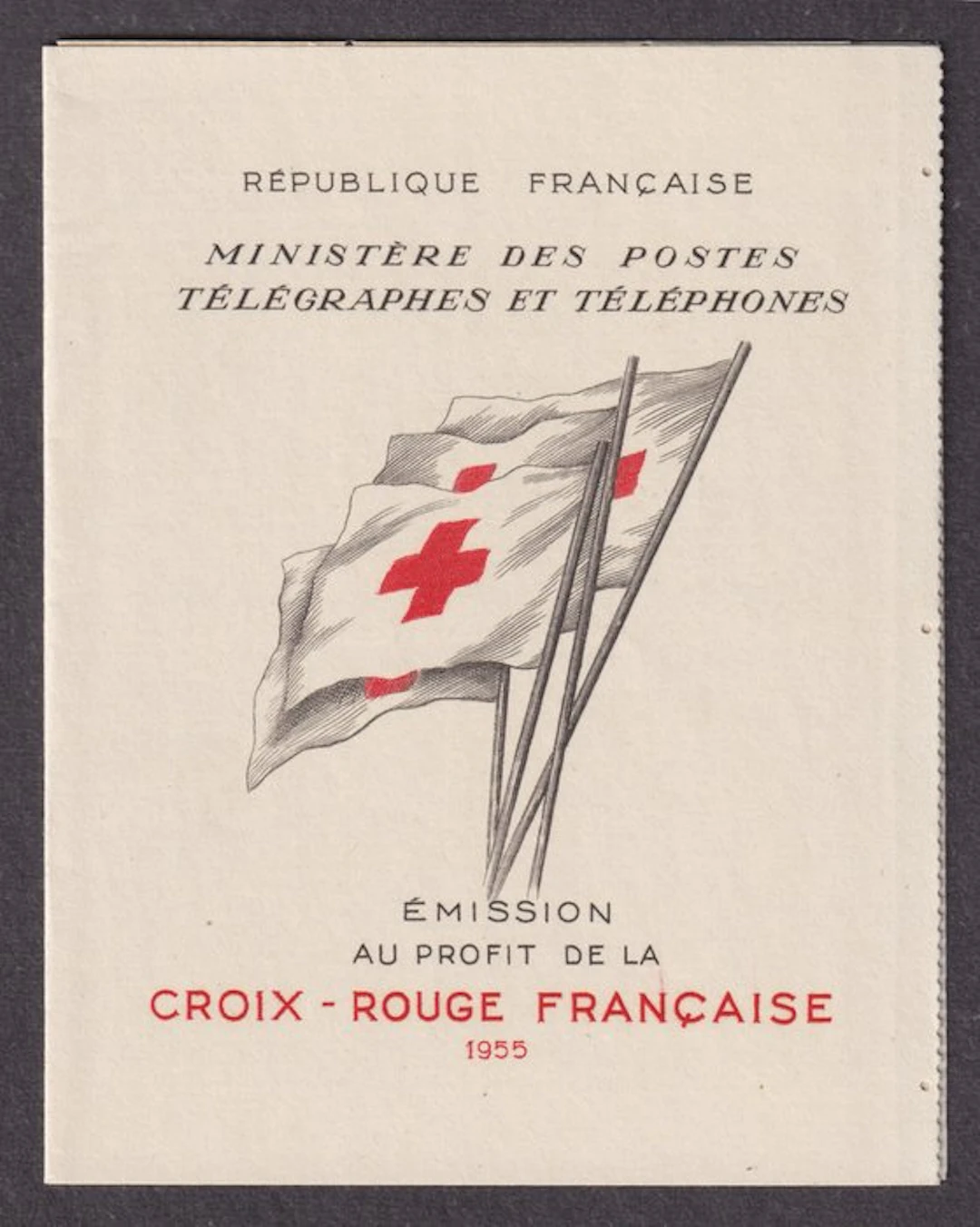 France 1955 - Red Cross stamp booklet