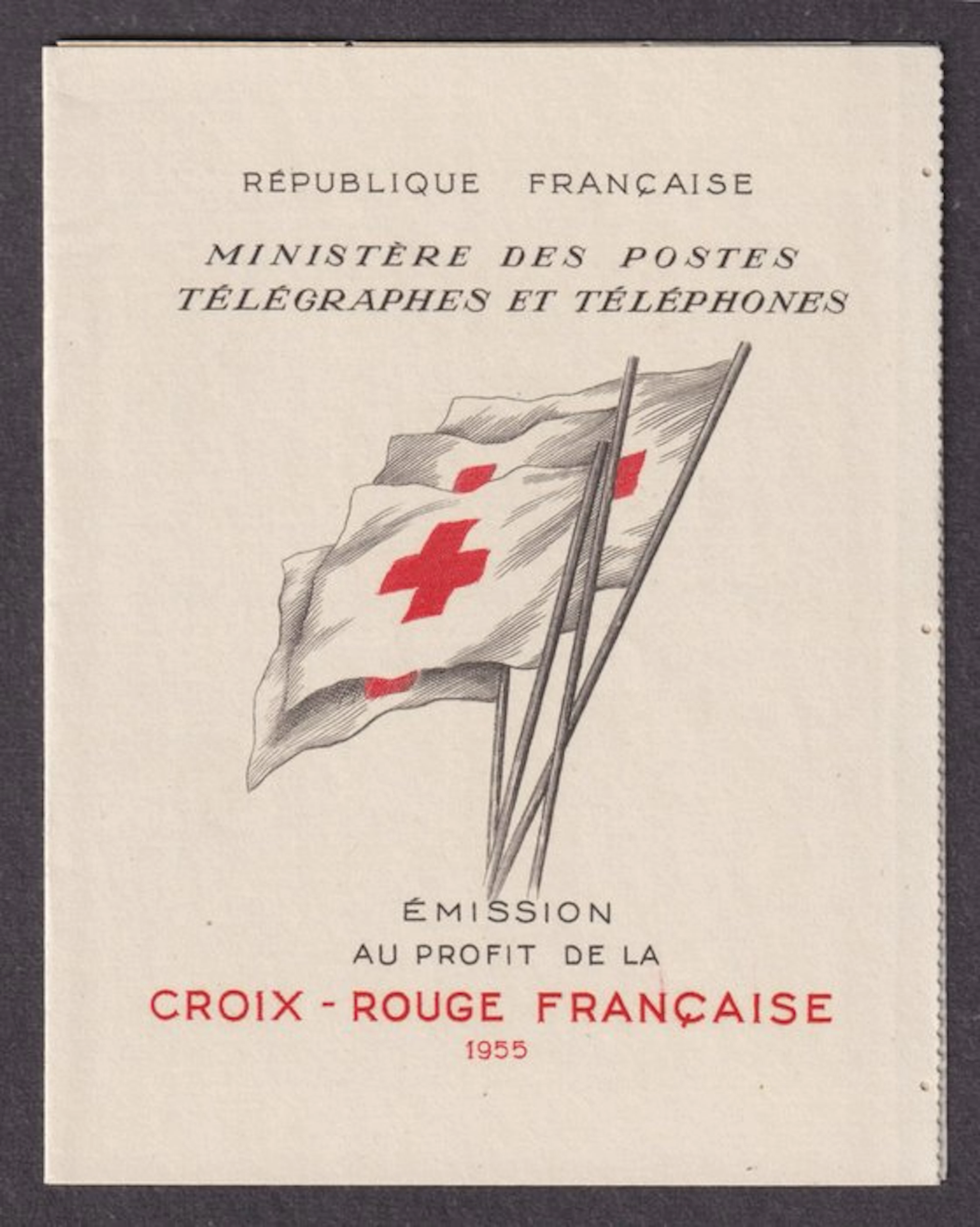 France 1955 - Red Cross stamp booklet