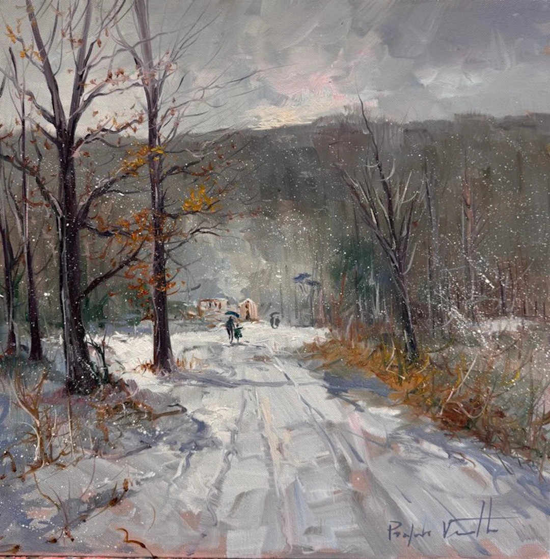 Pasquale Vuotto (1958) - Sentiero innevato
