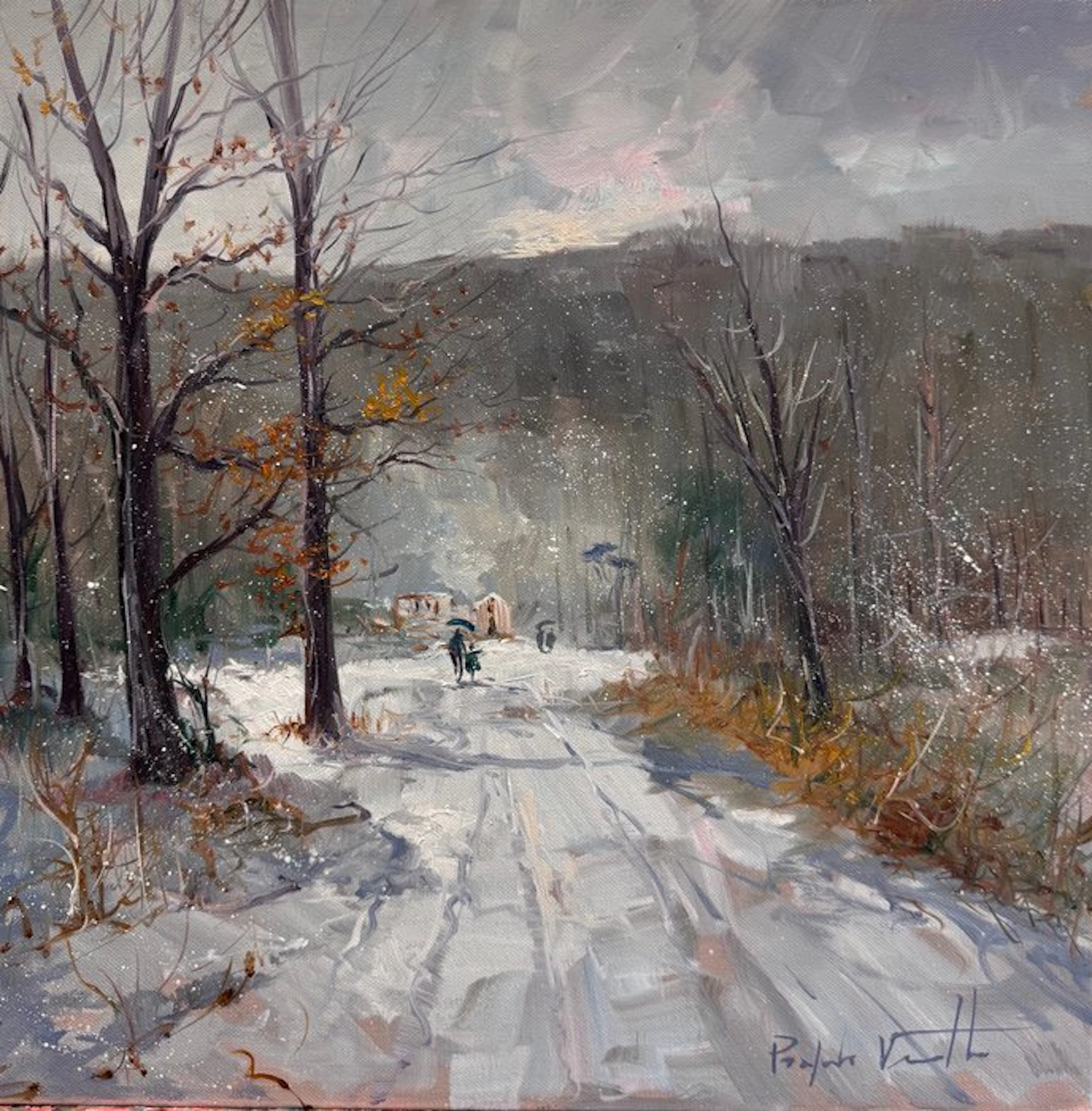 Pasquale Vuotto (1958) - Sentiero innevato