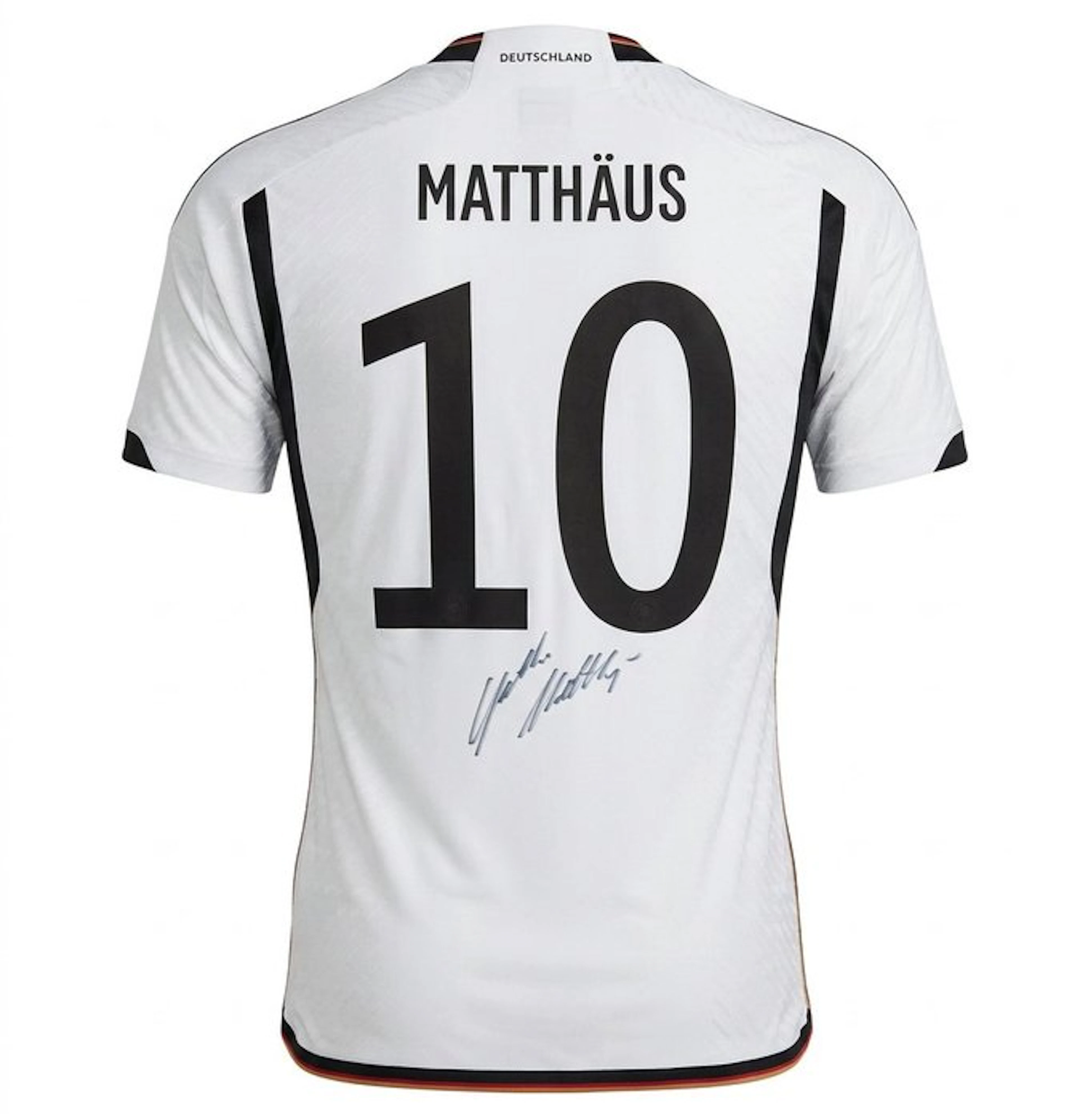 Lothar Matthäus - Hand Signed - Authentic Germany 2022 Home Shirt