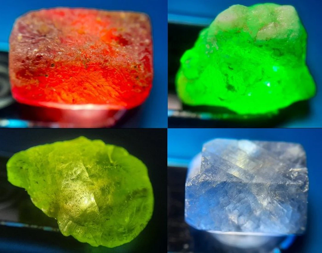 49 ct - POKER GEMS - Natural Emerald, Ruby, Sapphire, Peridot Rough- 9.8 g