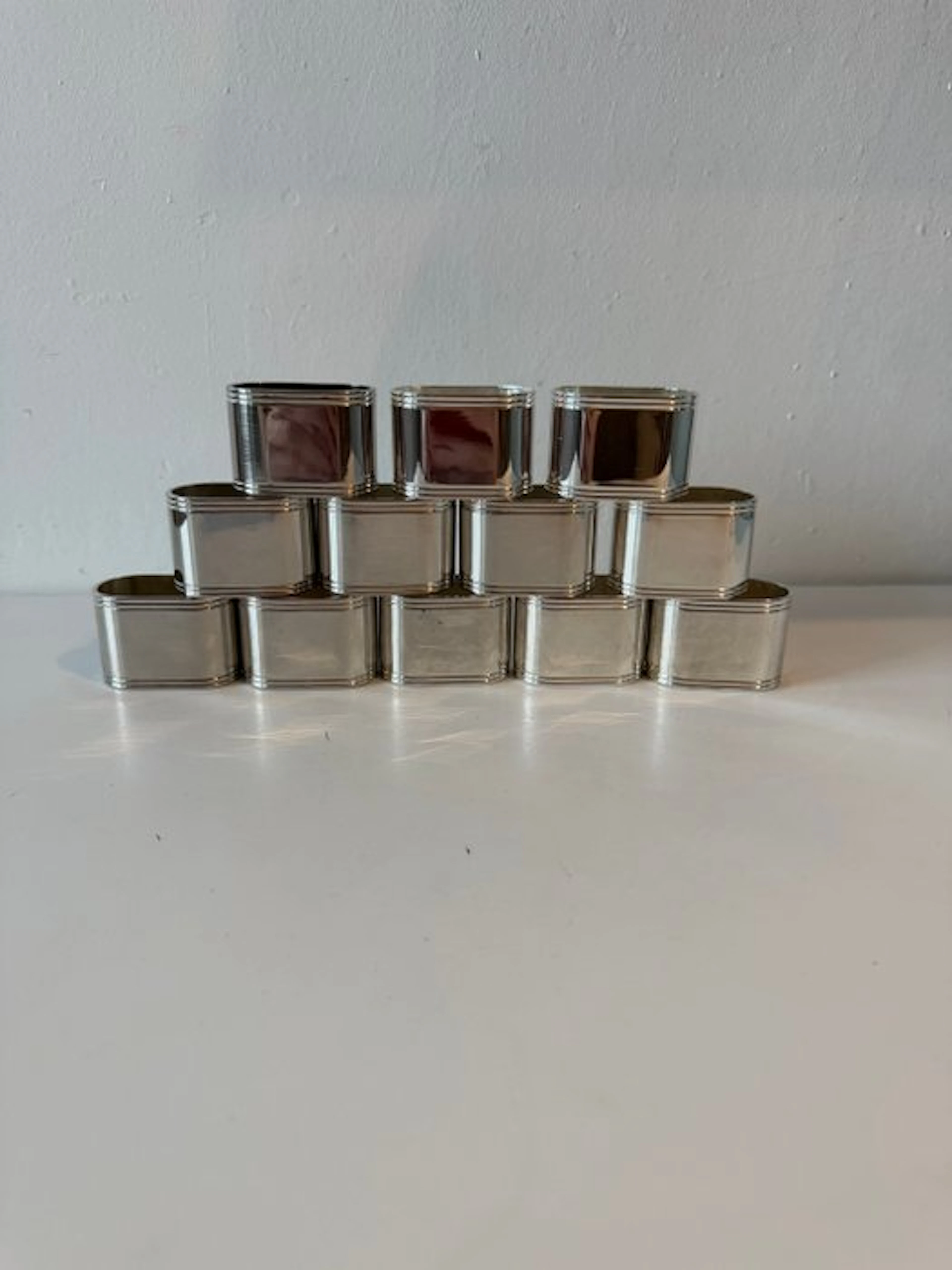 Napkin ring (12) - Silverplated - napkin rings