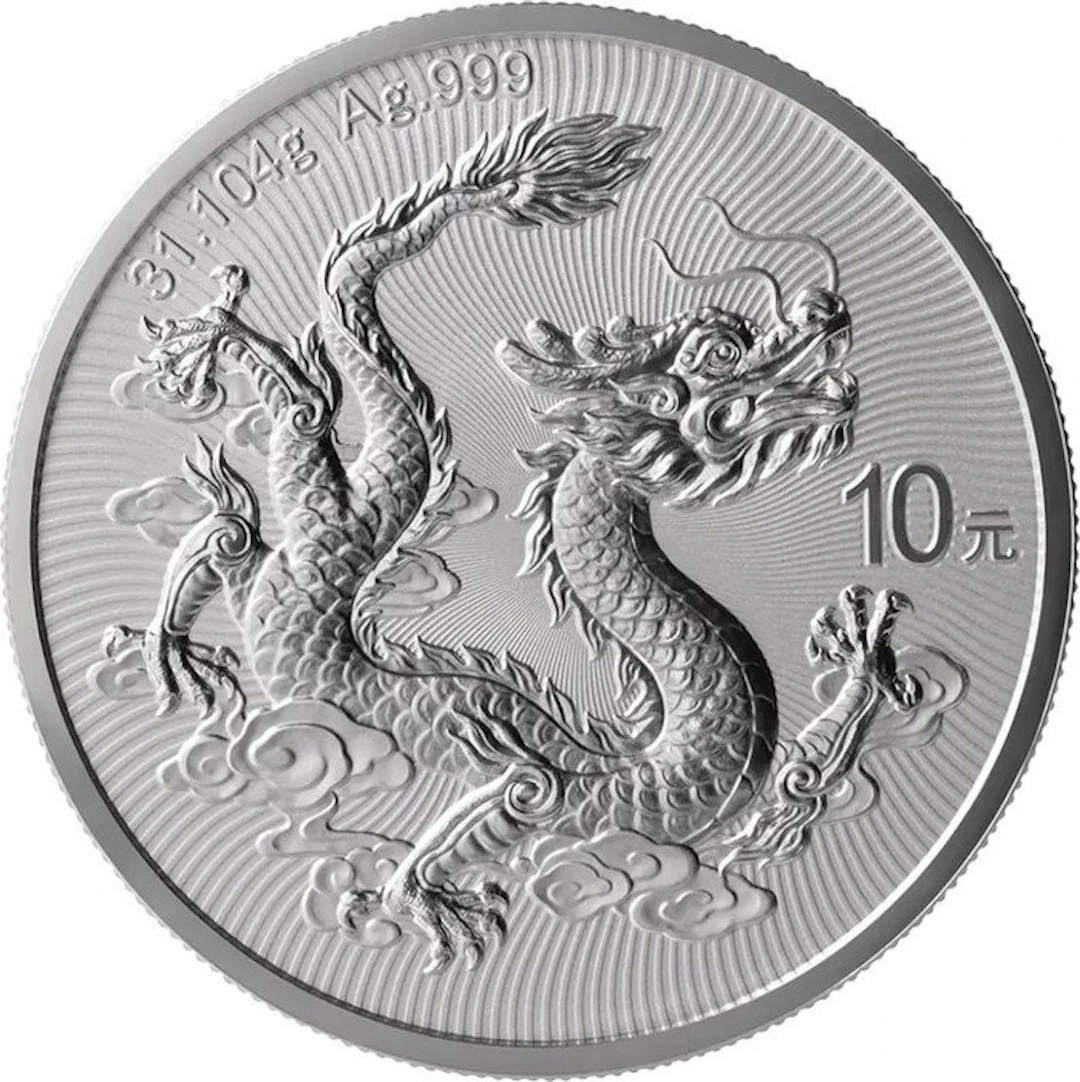 1 Troy Ounce - Silver .999 - Chinese Dragon 2026 - 31,1...