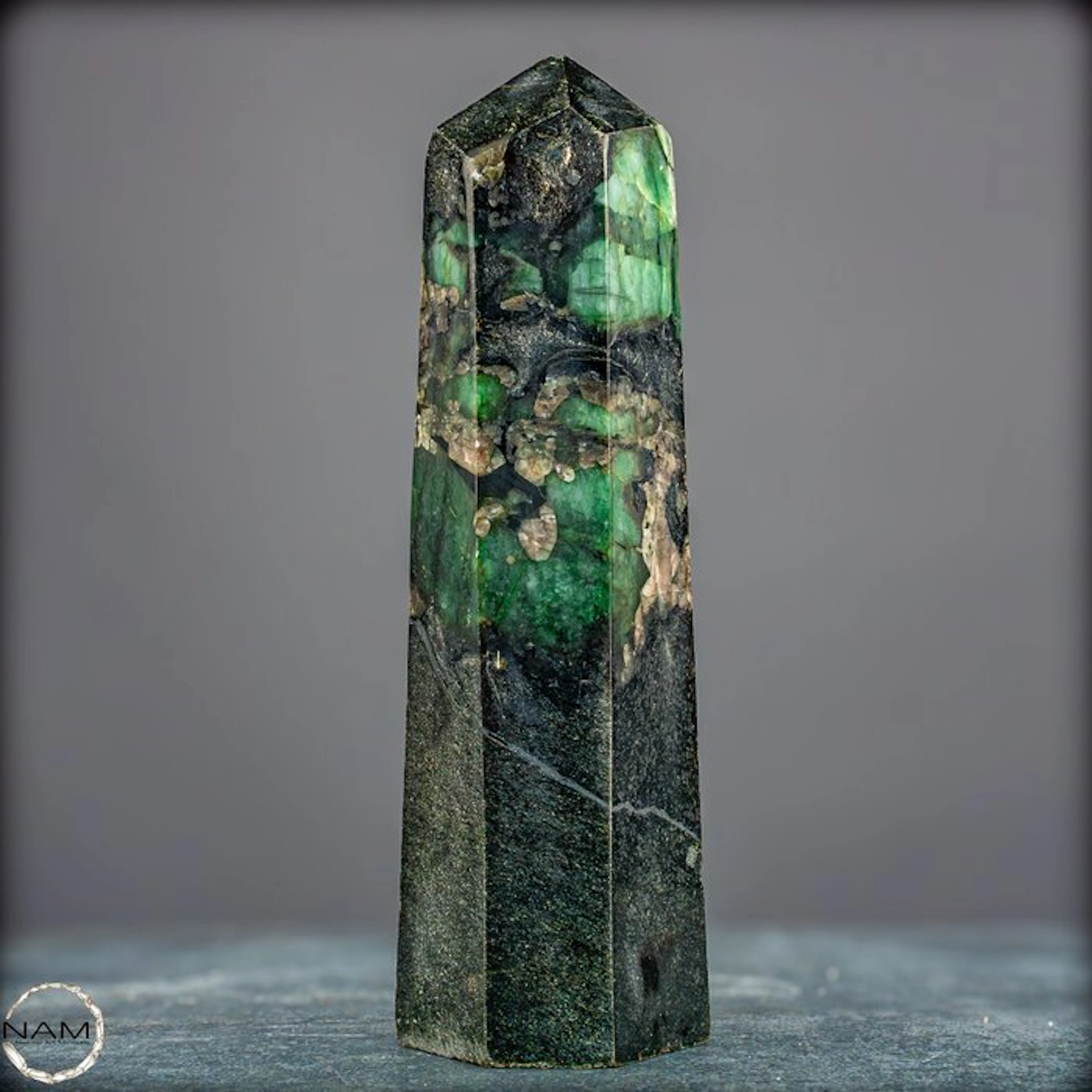 Majestic emerald obelisk from the legendary Muzo Mine – a...