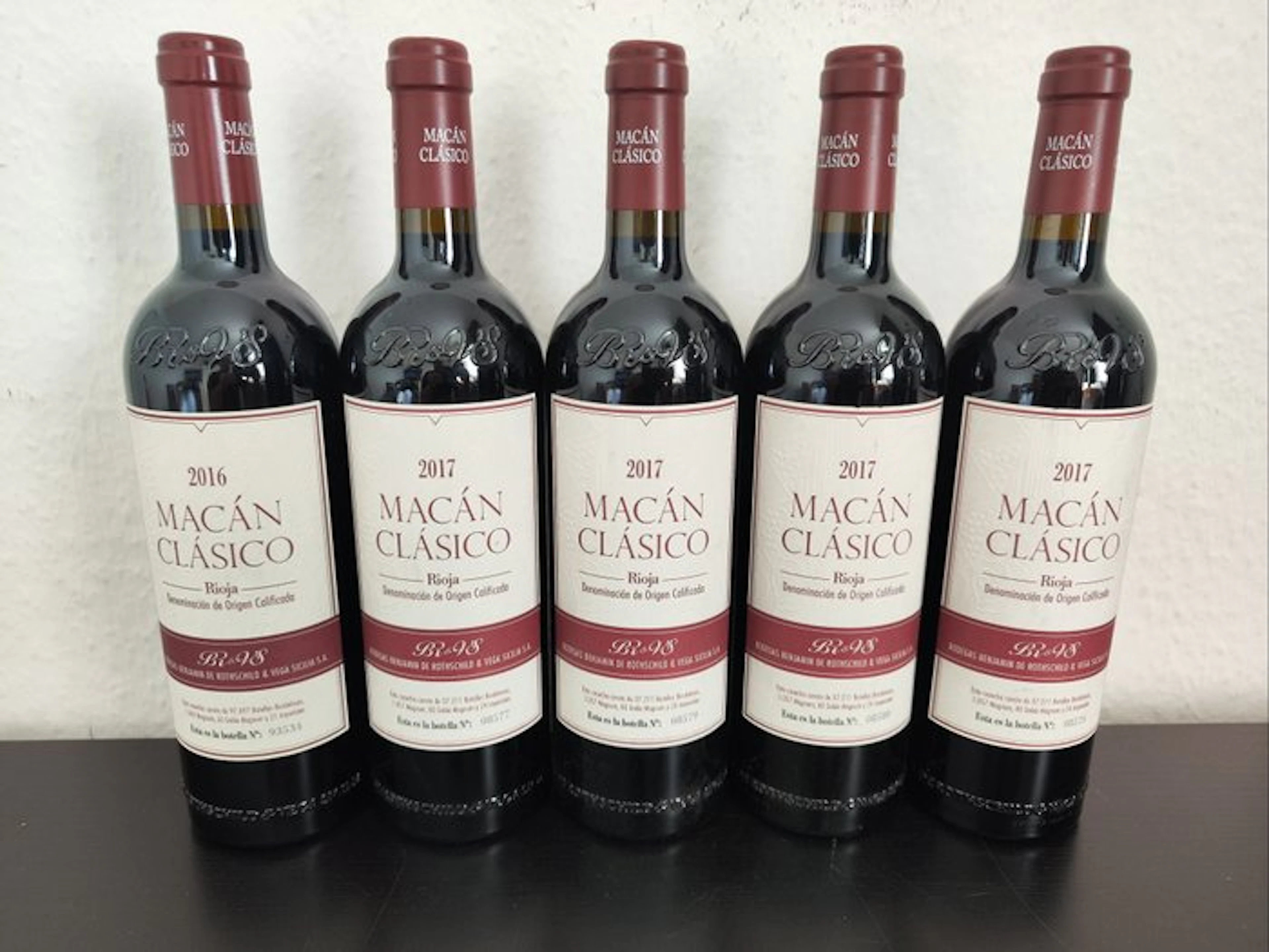 2016 & 2017 Bodegas Benjamin de Rothschild & Vega Sicilia