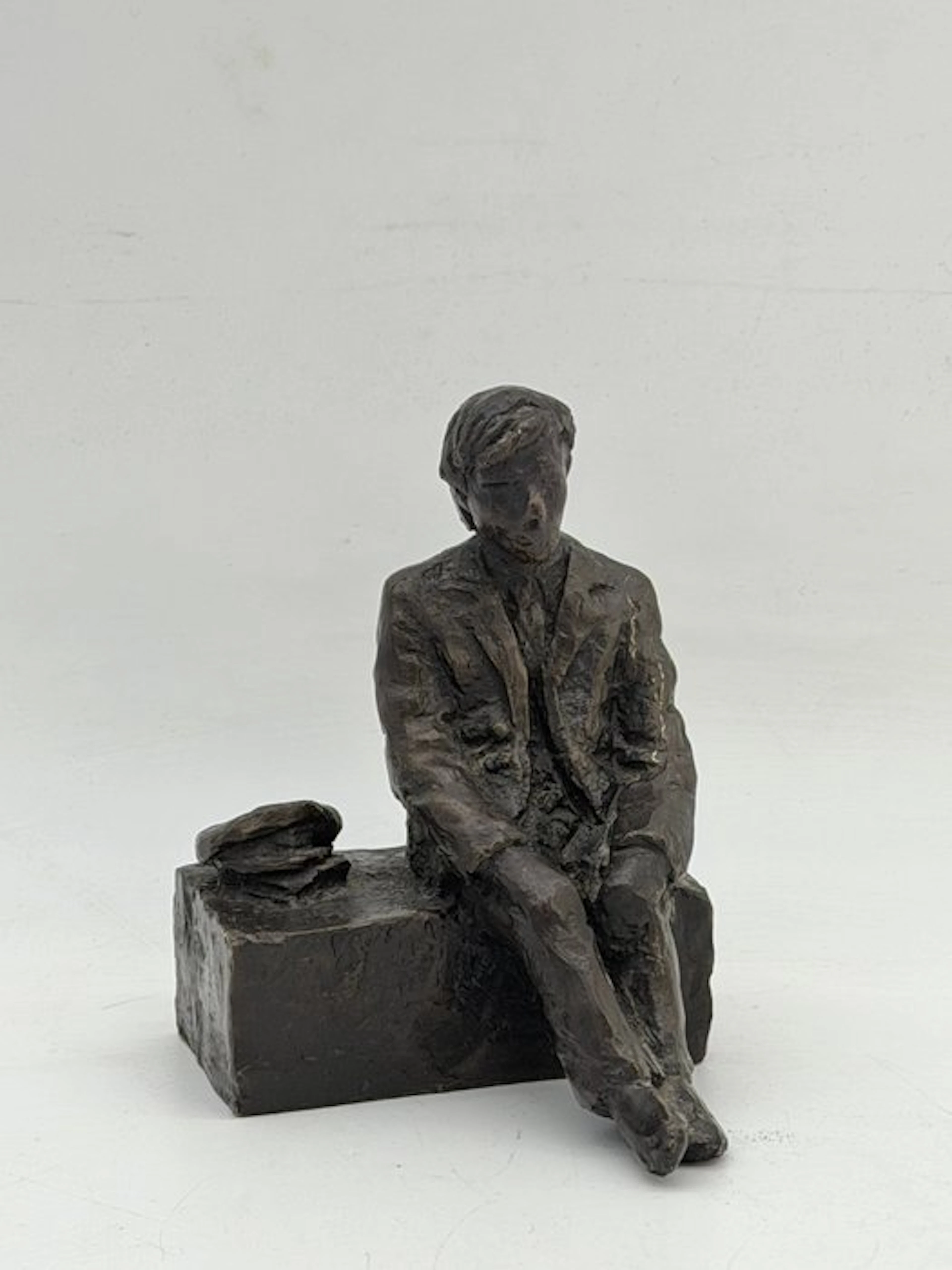 Uitstekend gedetailleerd bronzen sculptuur van een...
