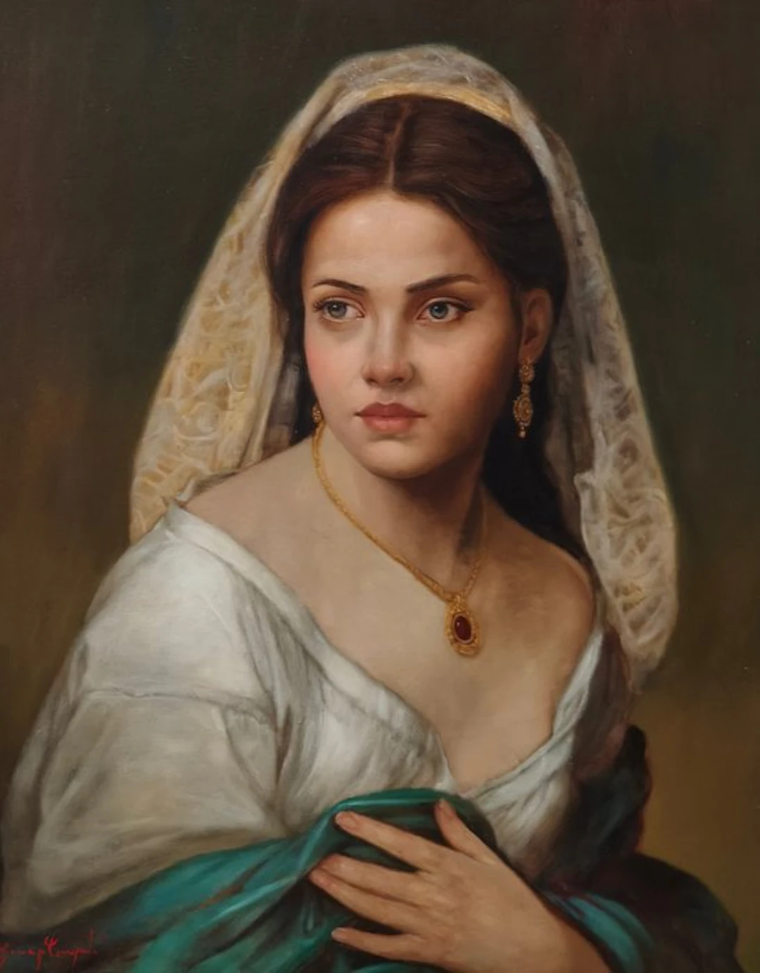 Giuseppe Cacciapuoti (1969) - Ritratto di popolana