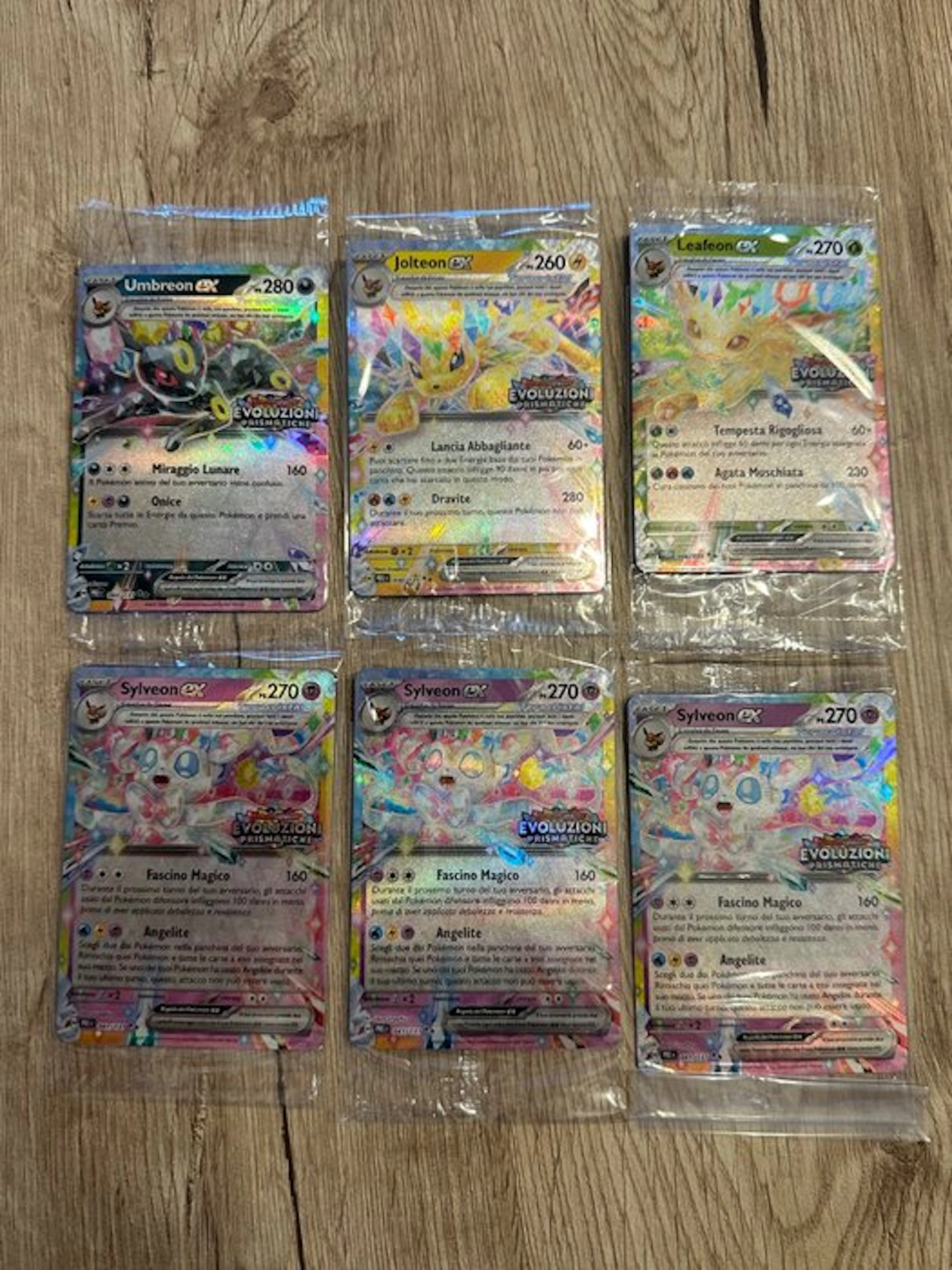 Pokémon - 6 Sealed card - Umbreon