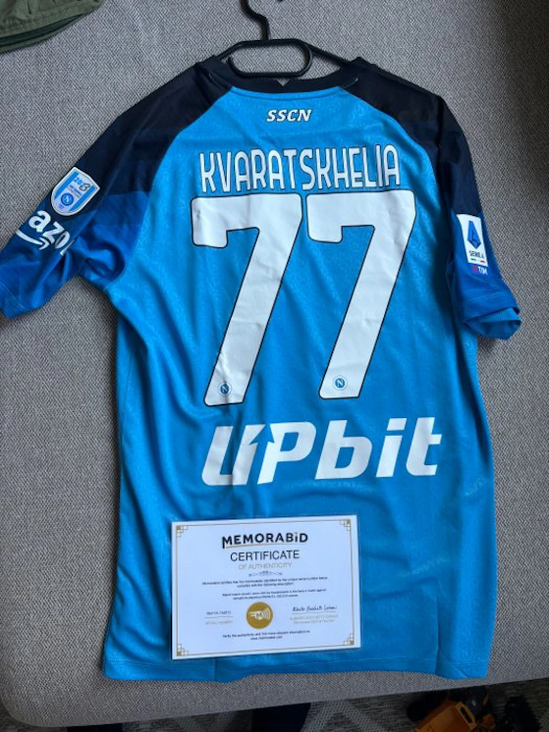 Napoli - Kvaratshelia matchshirt - 2023 - Football shirt