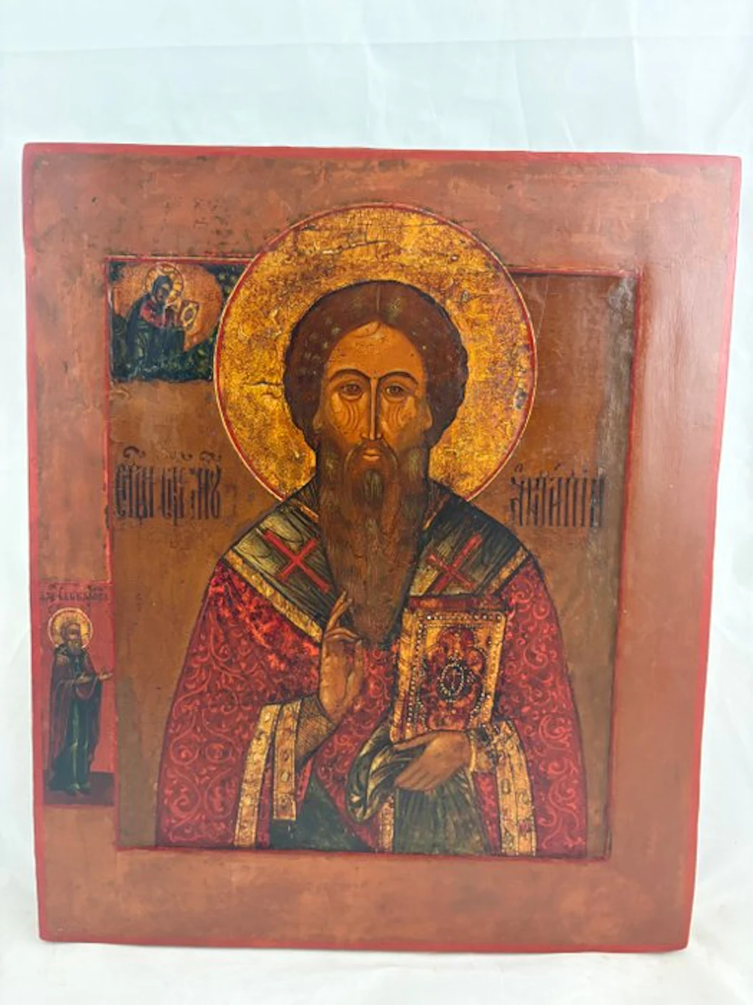 Icon - Russian icon of the Saint Antipiy - Wood