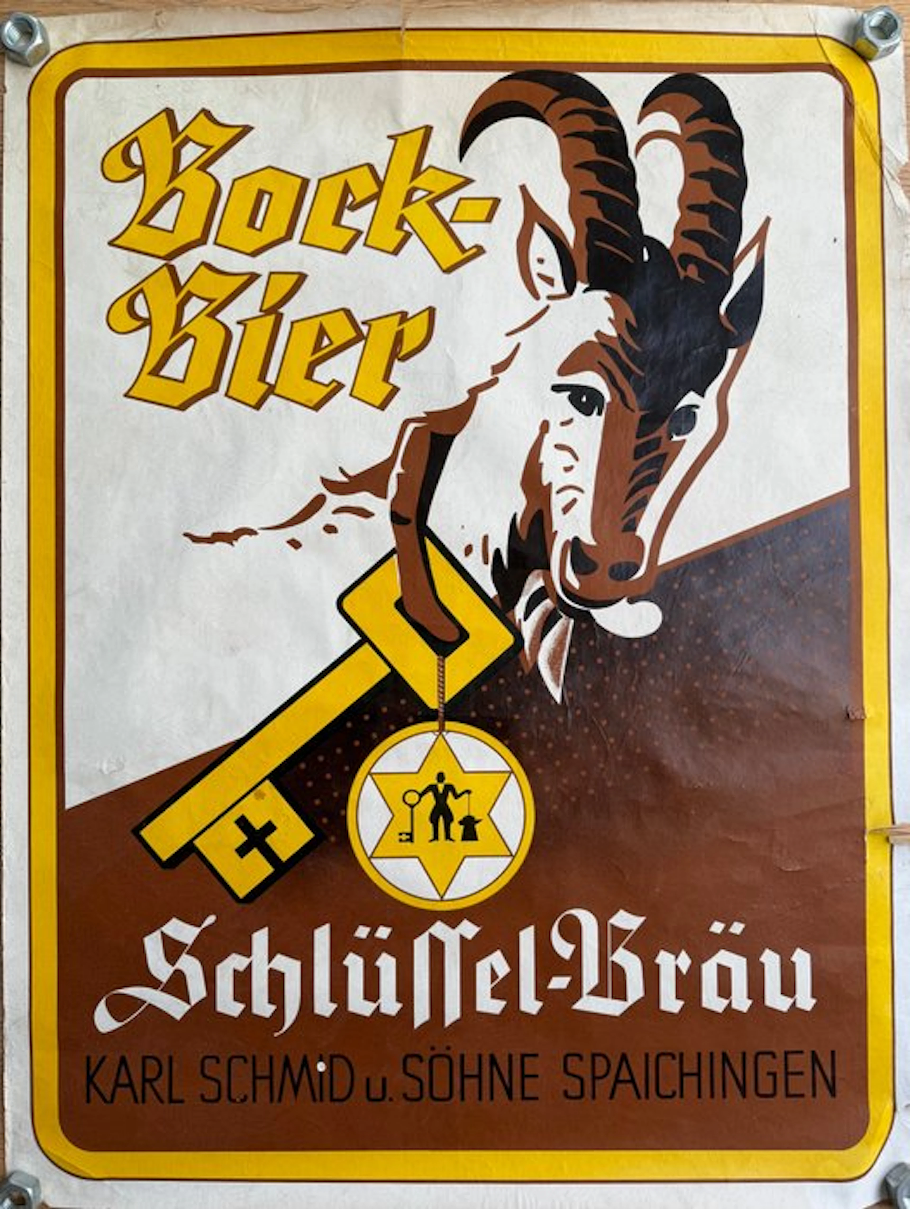 Anonymous - Poster pubblicitario - Schlüssel Bräu Bok Bier