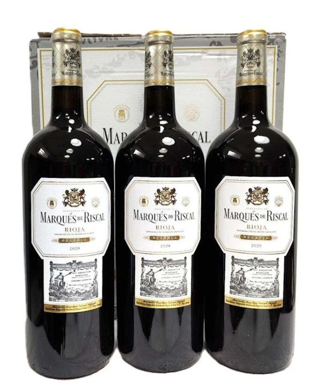 2020 Marqués de Riscal, reserva - Rioja - 3 Magnums (1.5L)