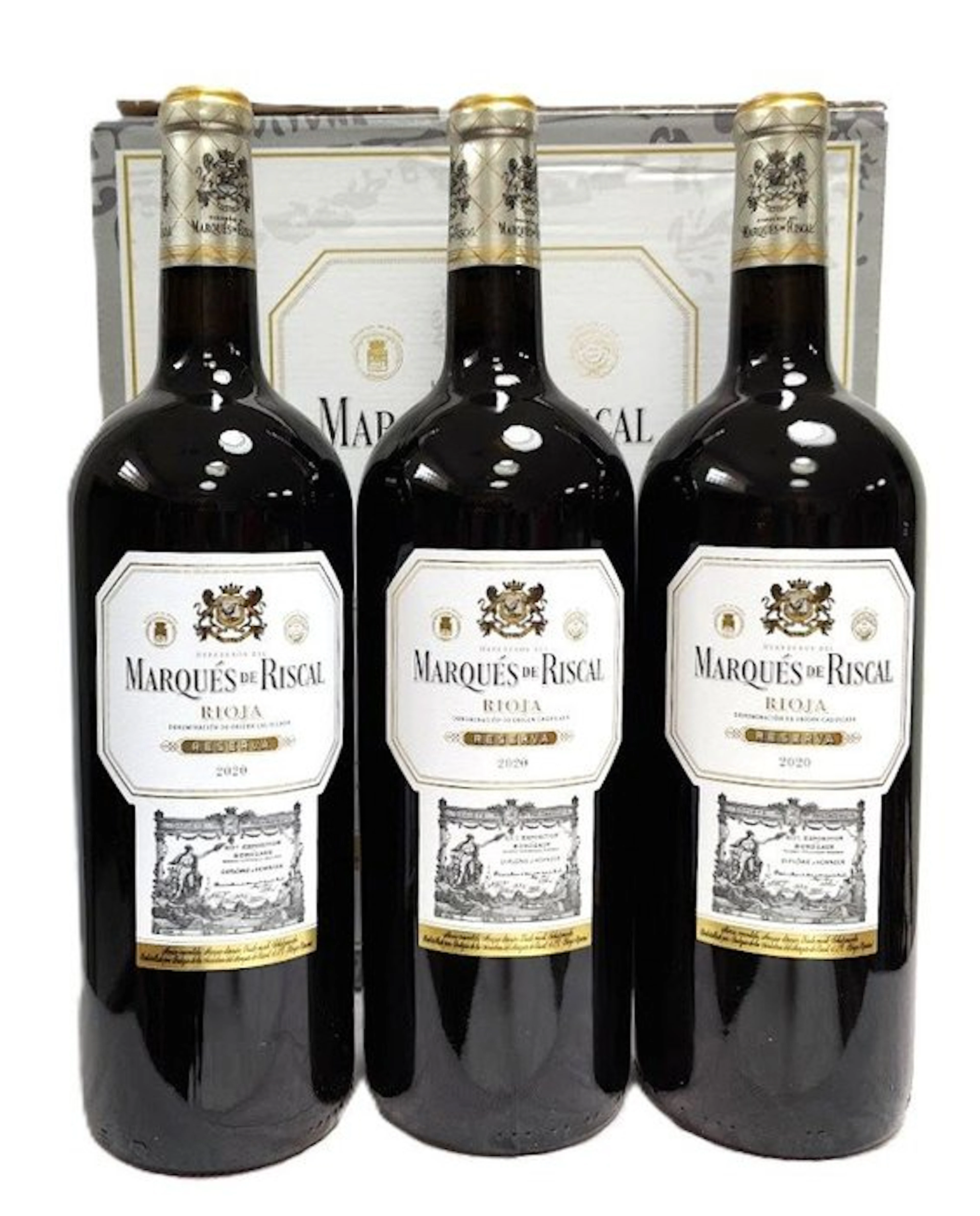 2020 Marqués de Riscal - Rioja Reserva - 3 Magnums (1.5L)