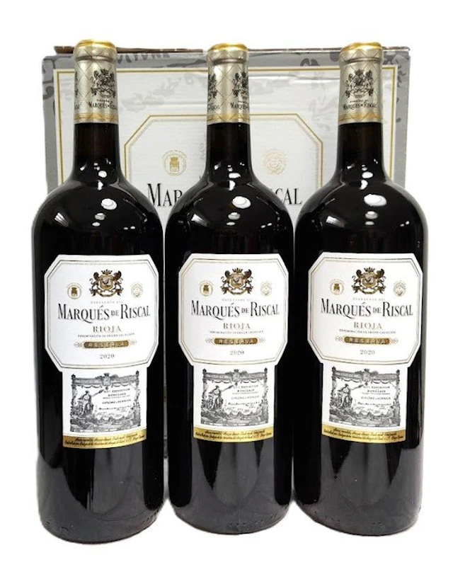 2020 Marqués de Riscal - Rioja Reserva - 3 Magnums (1.5L)