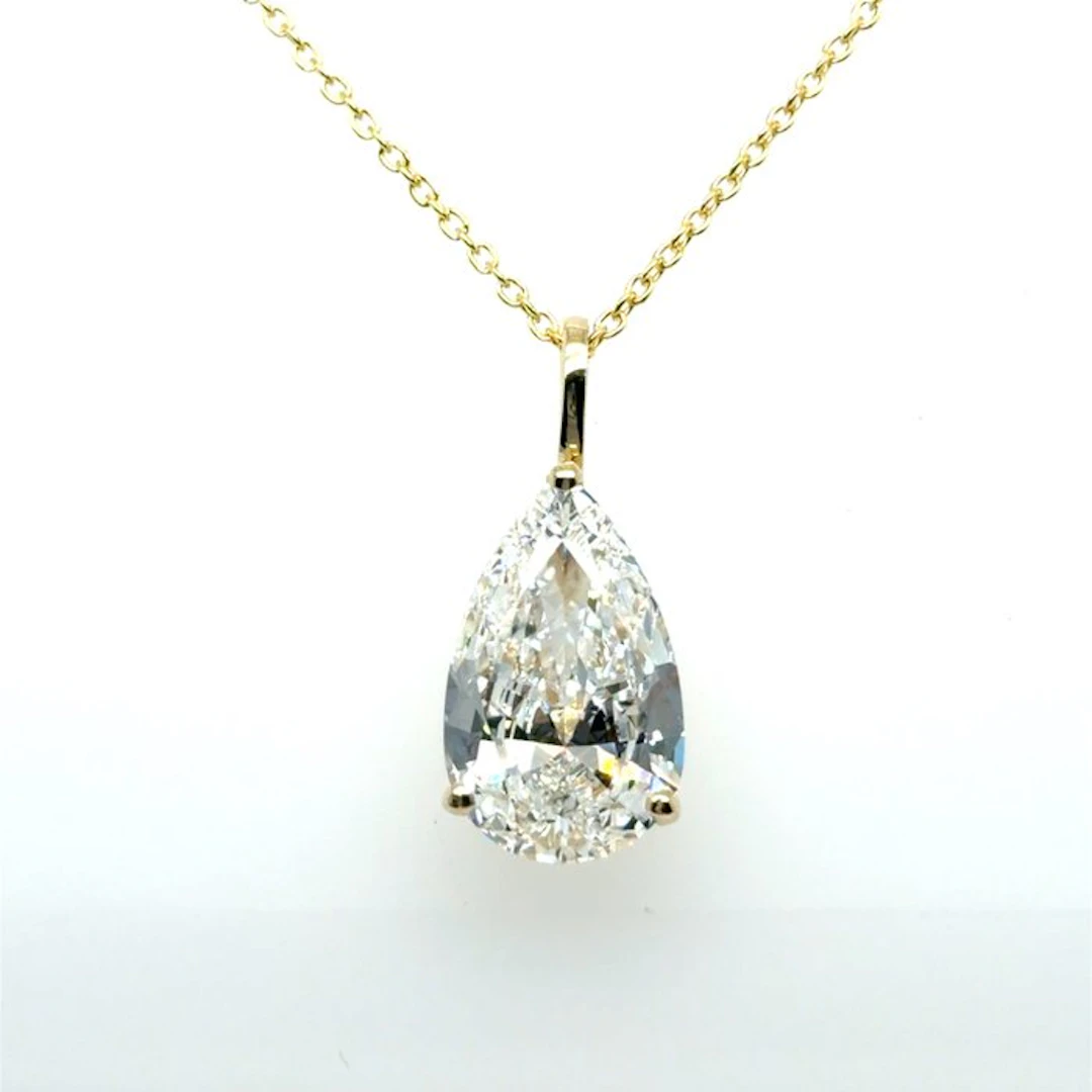 Necklace - 14 kt. Yellow gold - 7.06ct. tw. Diamond (Lab-grown)