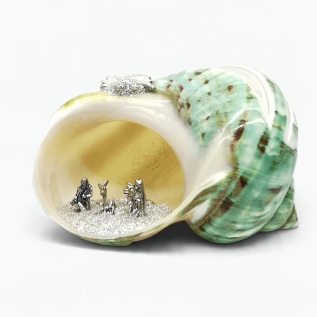 Nativity scene - Shell - Italian craftsmanship