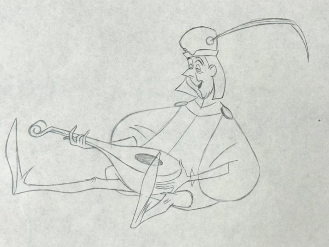 Walt Disney - Lackey Animation Drawing - Sleeping Beauty (1959)