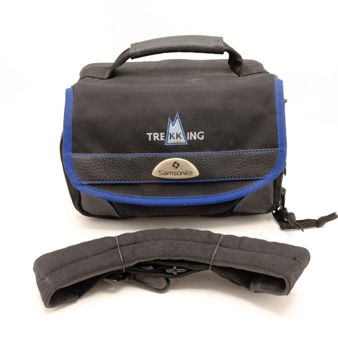 Samsonite Trekking D V1 foto /videotas zwart/blauw (9162) Camera bag