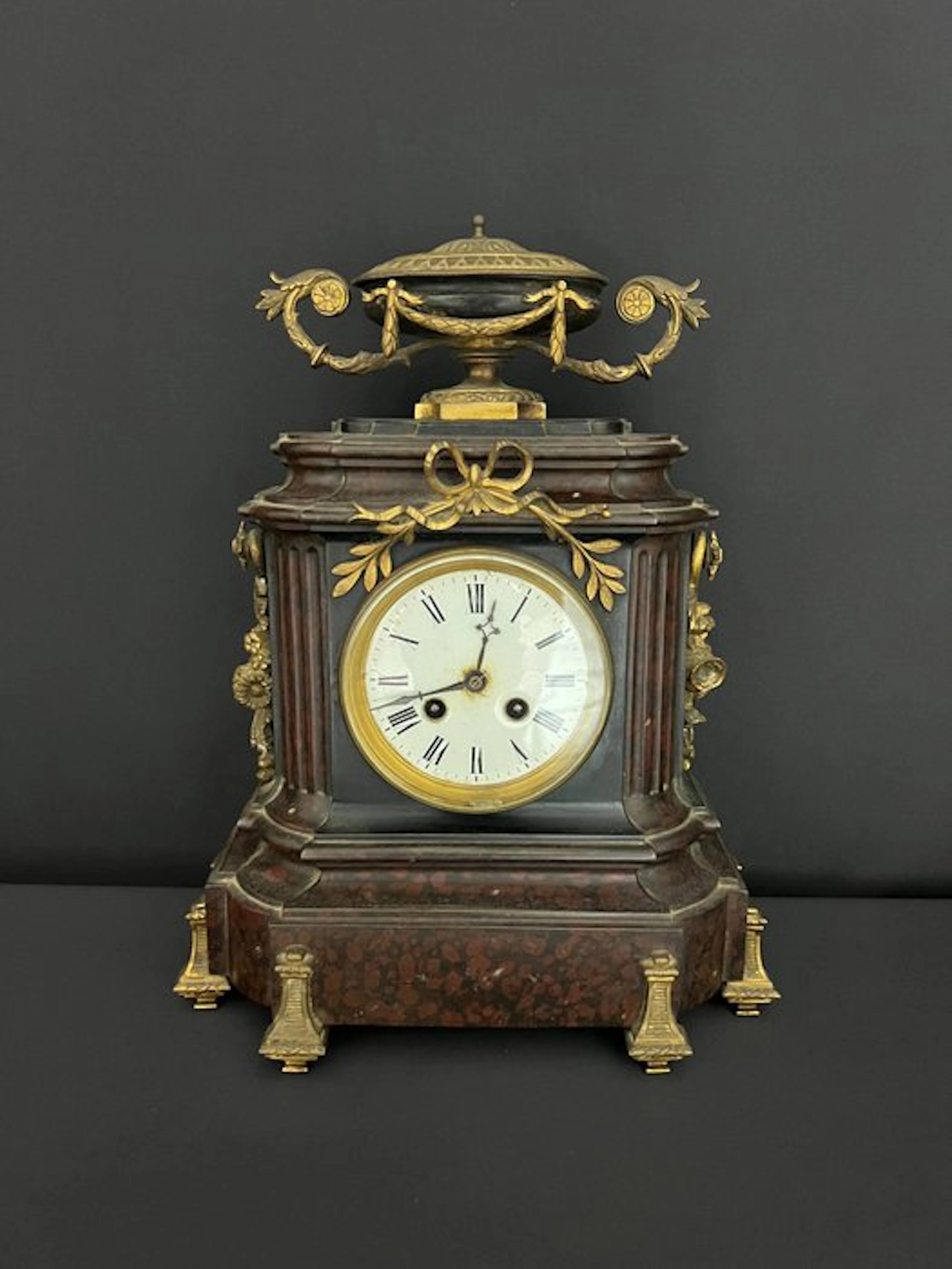 Mantel clock - Brass - 1880-1920 - Napoleon III