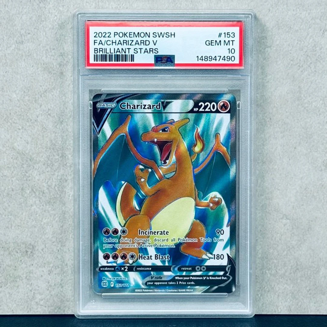 Pokémon Graded card - Charizard V #153 2022 POKEMON SWSH...