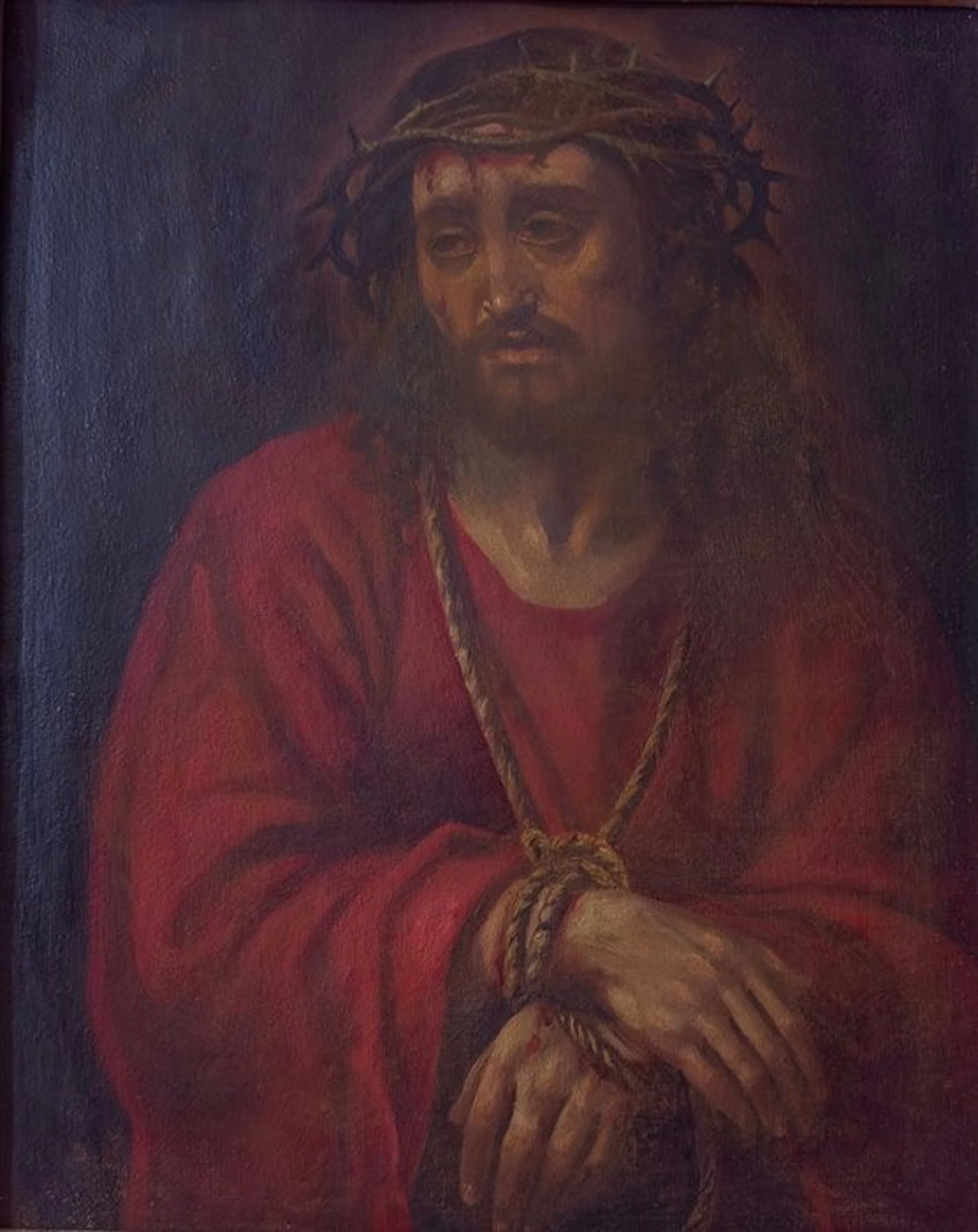Italian school (XVIII) - Ecce Homo - Cristo Deriso