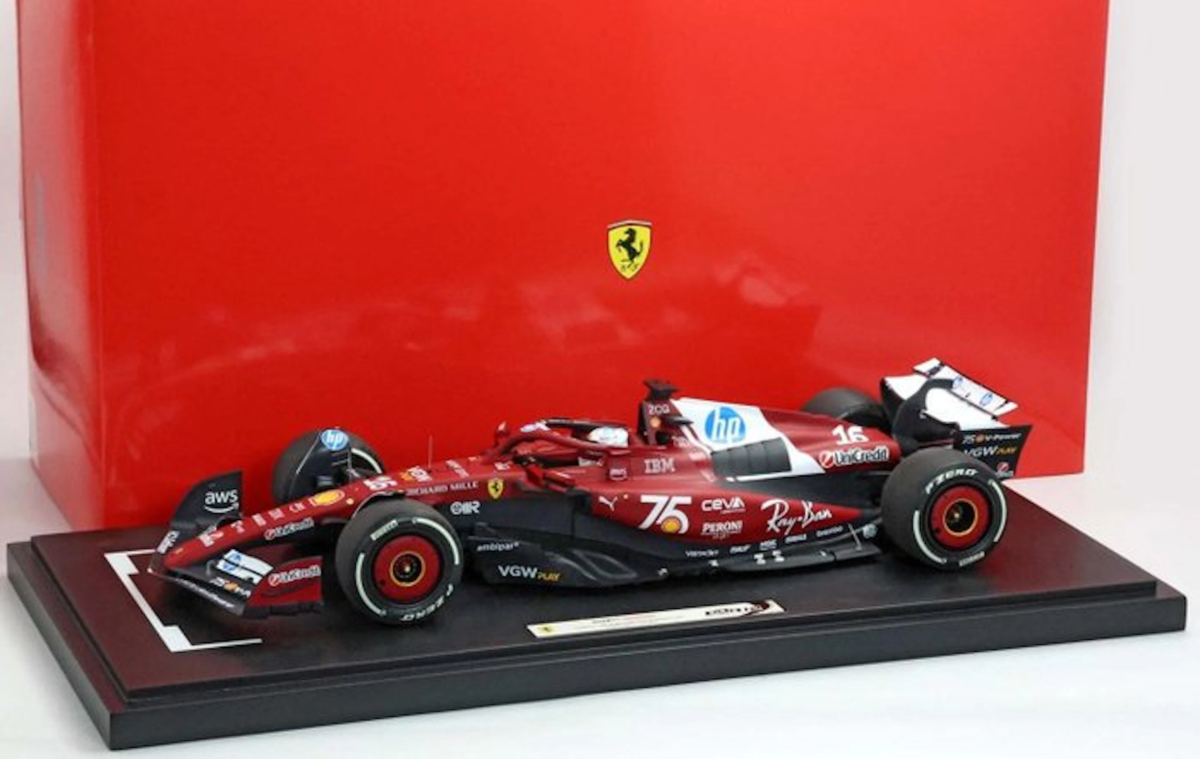 BBR 1:12 - Model car - Ferrari SF-25 F1 GP Monaco 2025