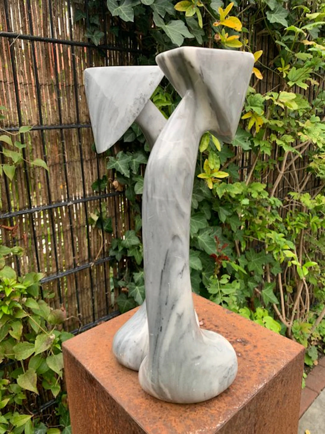 Sculpture, Paddestoelen - 38 cm - Marble