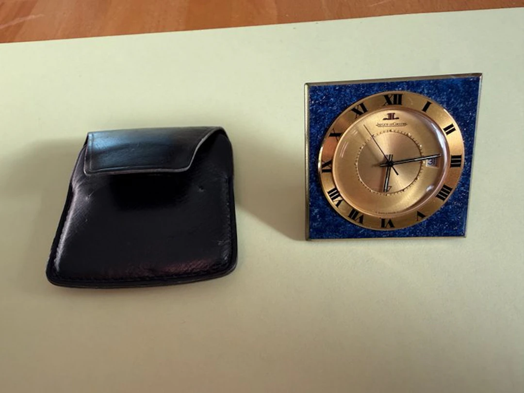 Desk clock - Gold plated - 1960-1970 - Jaeger-LeCoultre Memovox