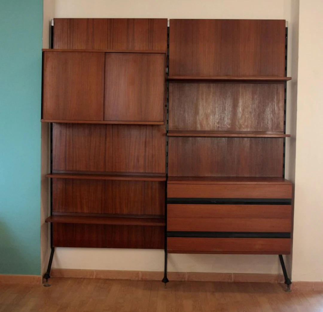 MIM (Mobili Italiani Moderni) - Ico Parisi - Bookcase - Urio - Wood, Iron