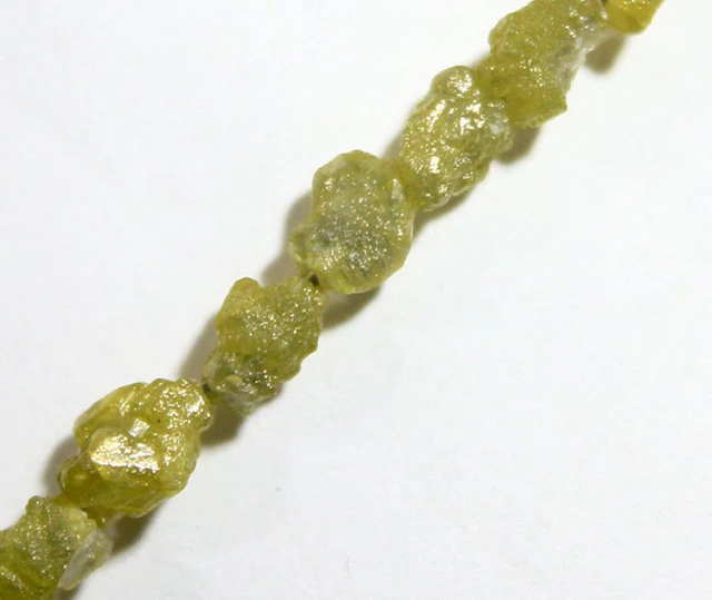 Ct. 7.70 Natural Green Diamond & Silver - Rough- 1.54 g