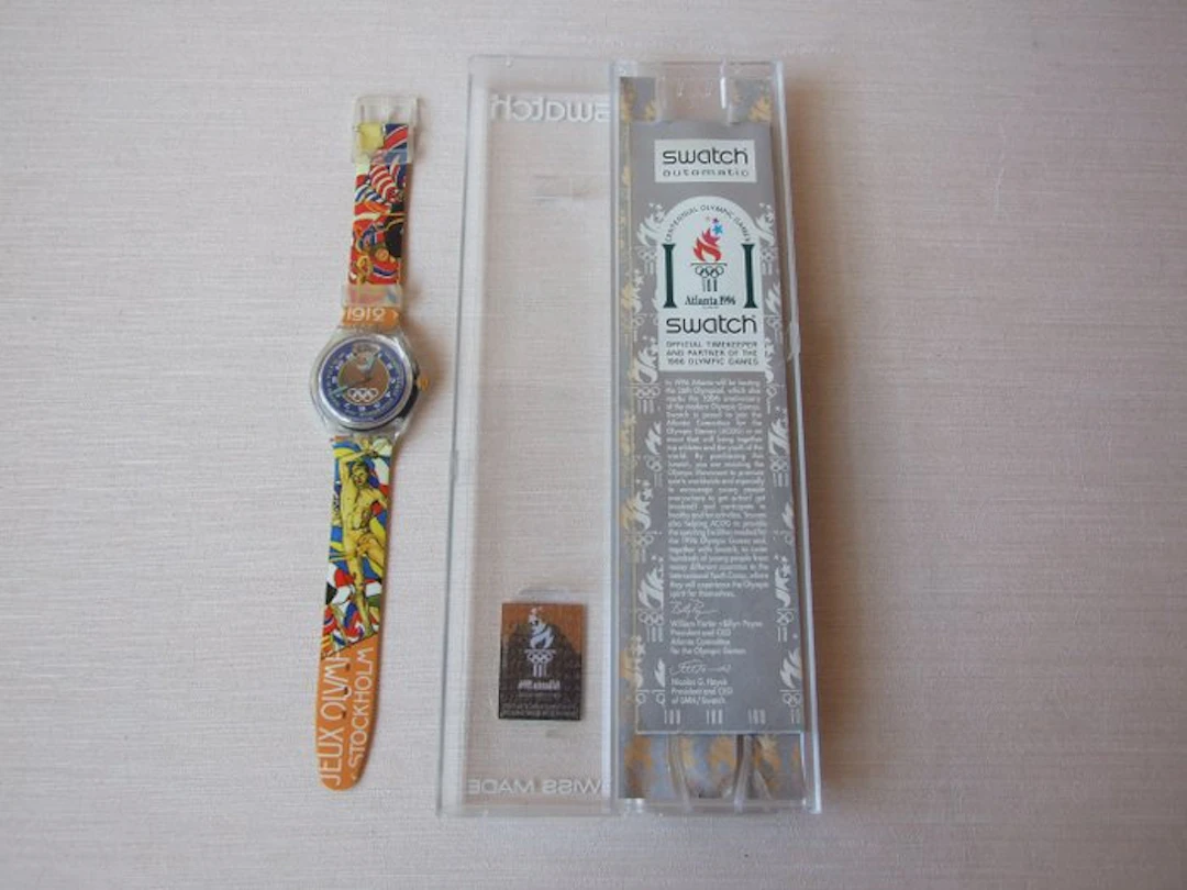 SWATCH Automatic Olympic Special STOCKHOLM 1912 - SAZ 103 - Olympic