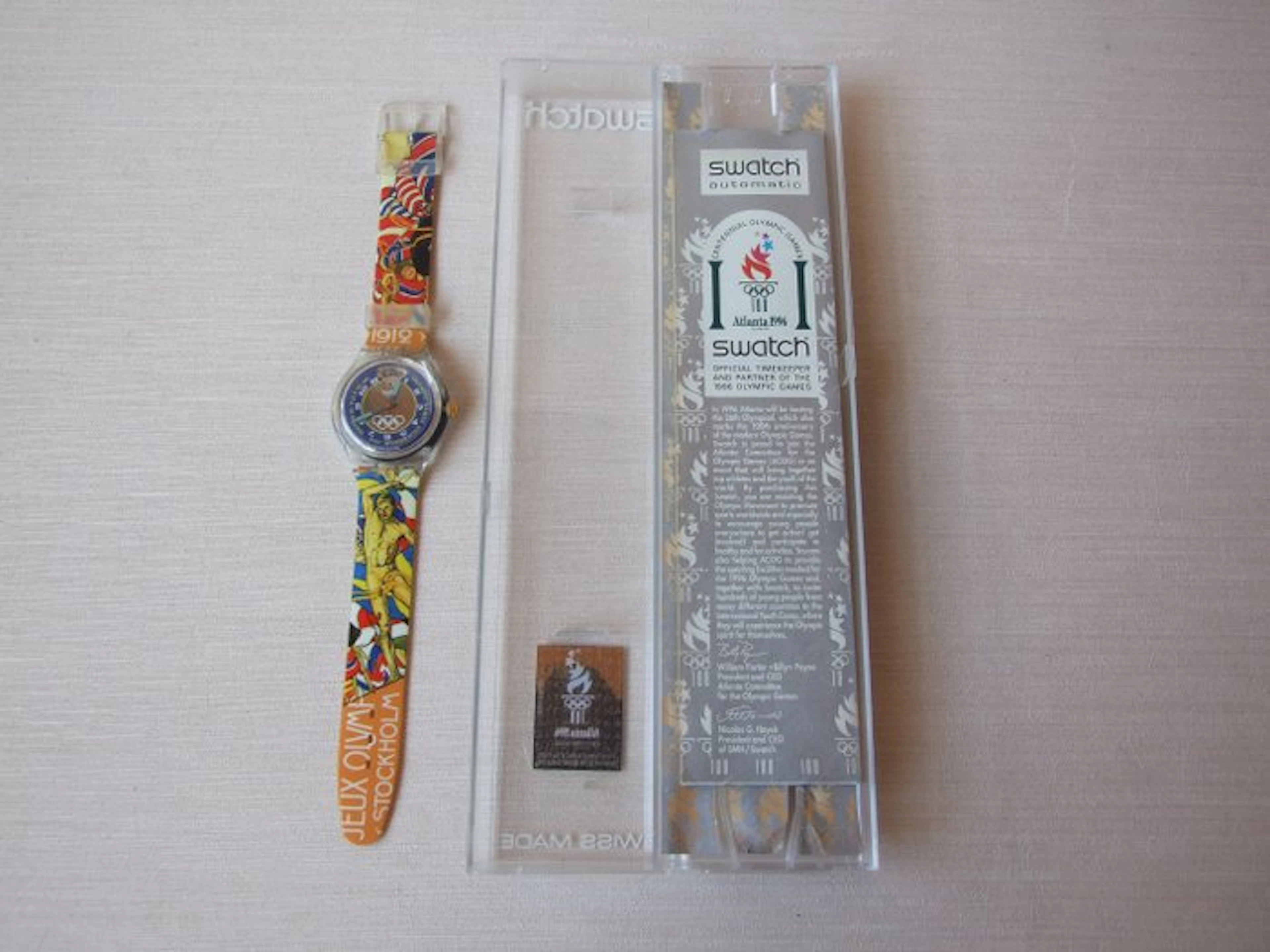 SWATCH Automatic Olympic Special STOCKHOLM 1912 - SAZ 103 - Olympic