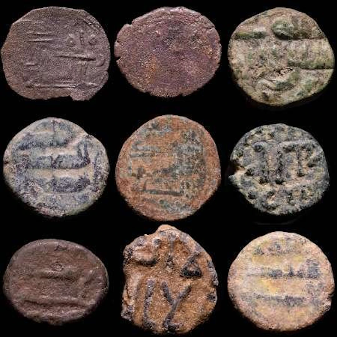. Spain Al-Andalus Governors. Lot 9 x fals 711-755 AD. (No reserve price)