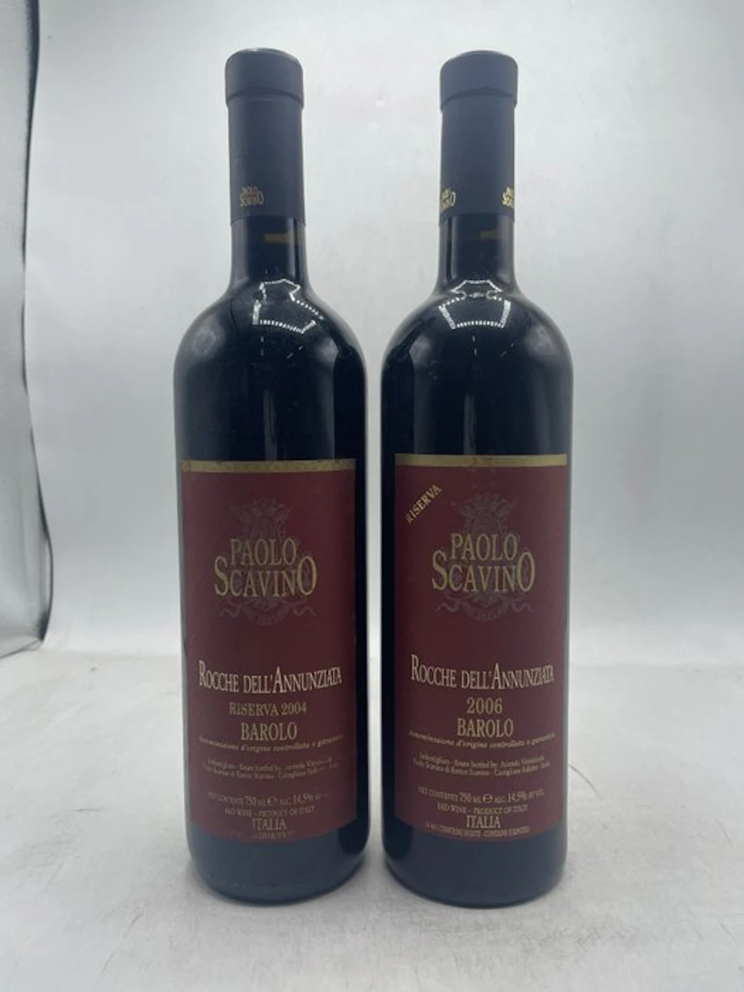 2004 & 2006 Paolo Scavino Rocche Dell'Annunziata - Barolo DOCG