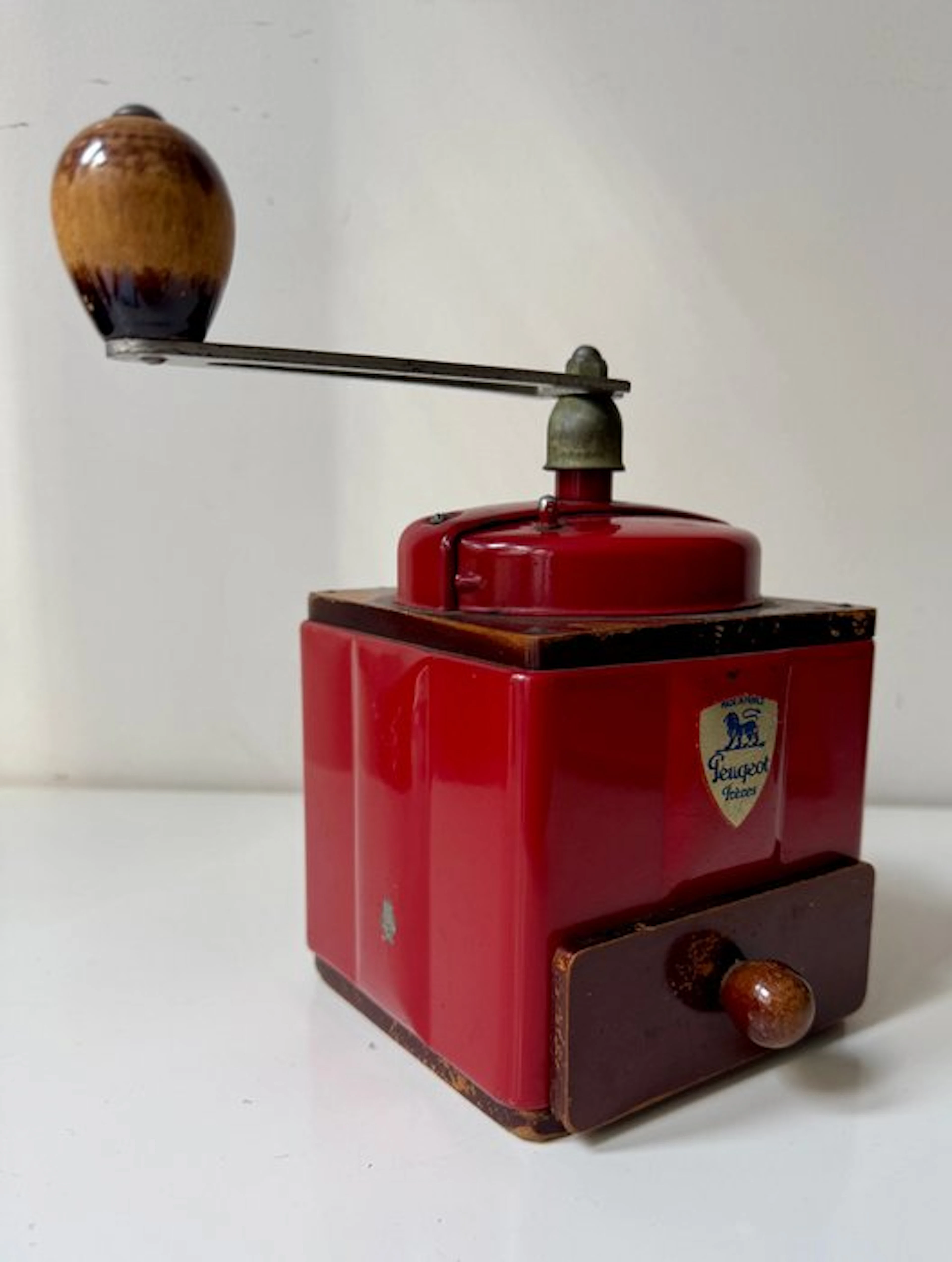 Peugeot - Coffee grinder - Metal, Wood, Ceramic - Vintage Peugeot pepper mill