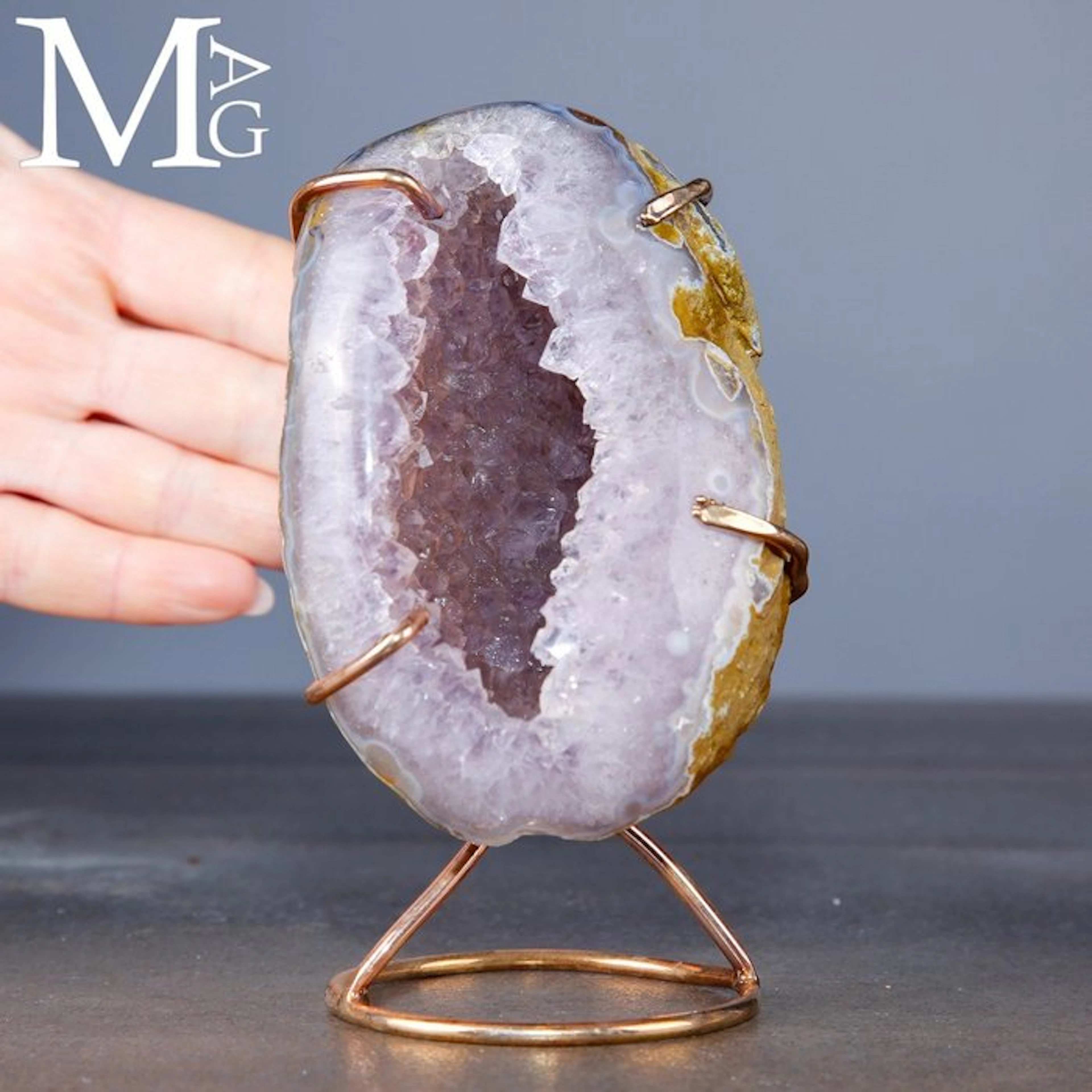 Natural Mineral Geode with Wonderful Inner...
