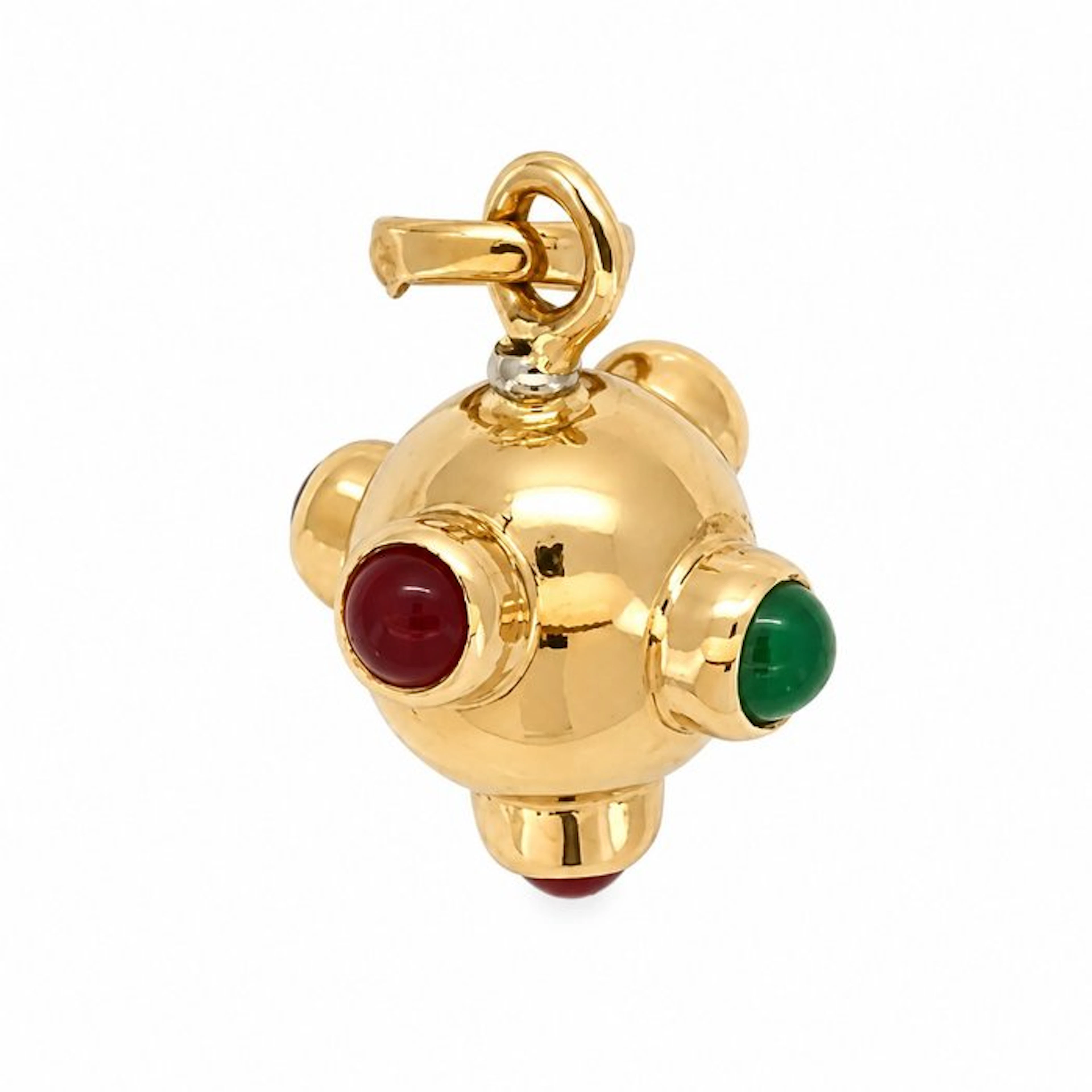 No reserve price - Pendant - 18 kt. Yellow gold - Made in Italy - Handmade