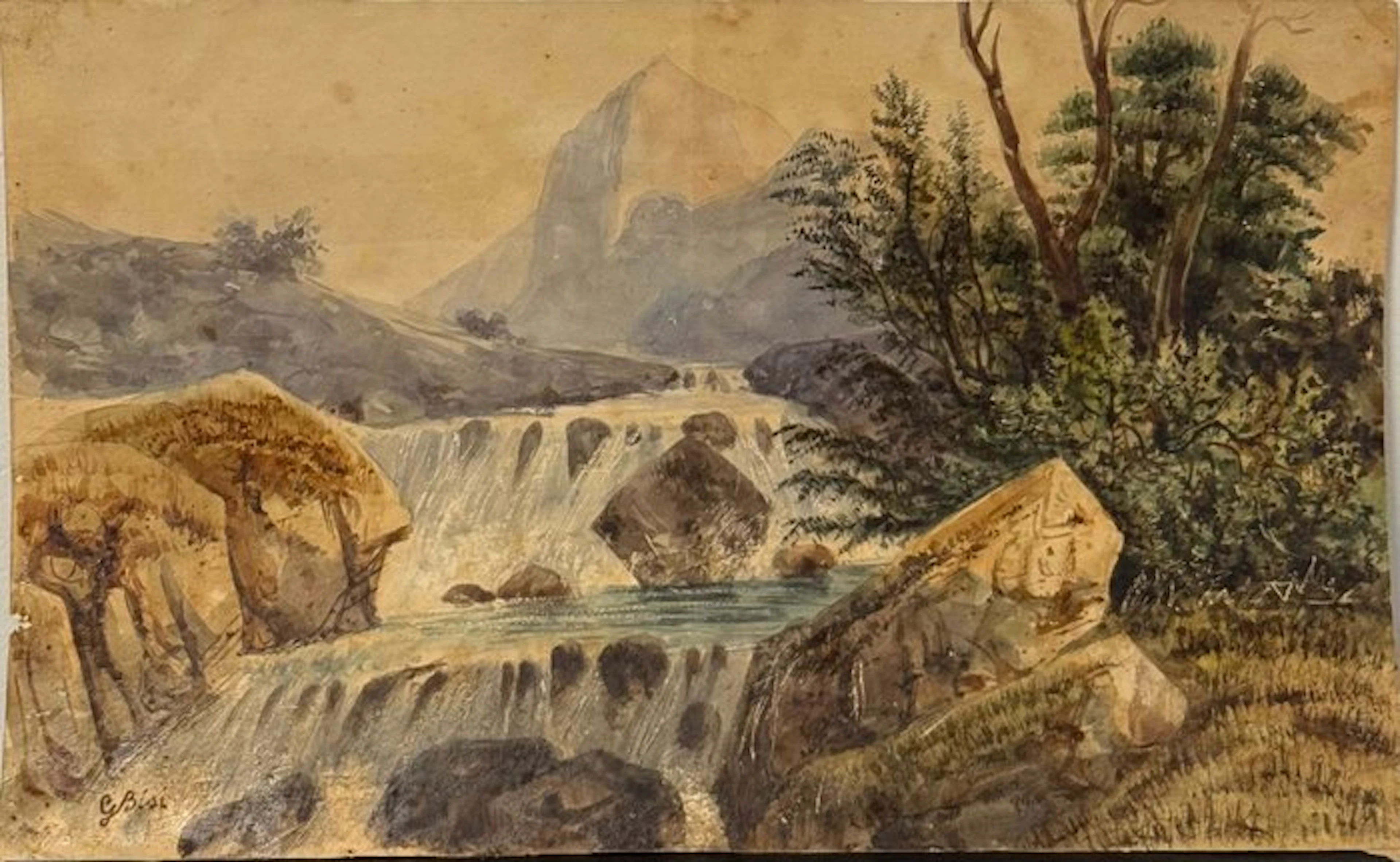 Giuseppe Bisi (1787-1869) - Paesaggio