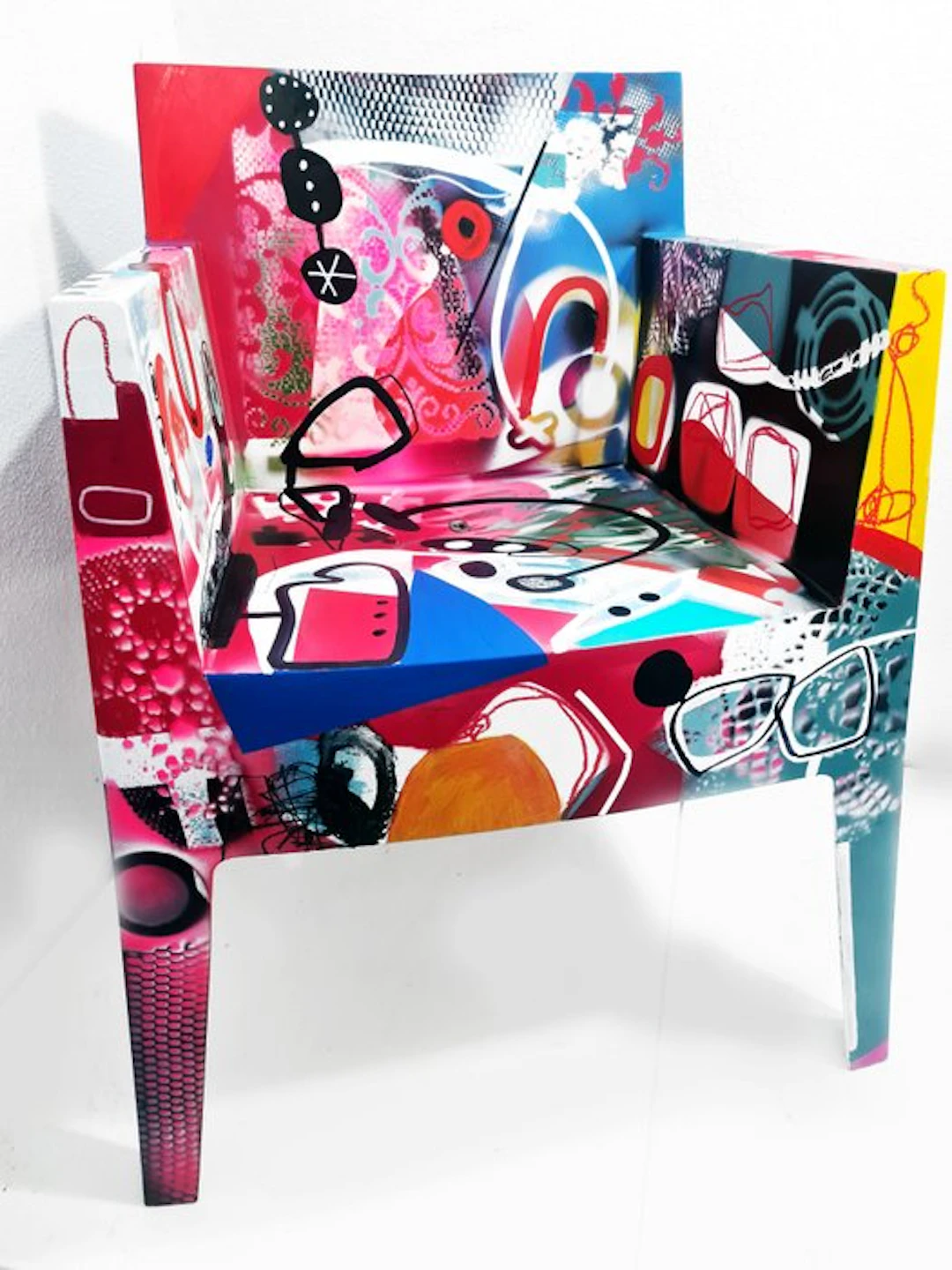 Driade - Philippe Starck - Armchair - Art object by Jack Soro - mixed media