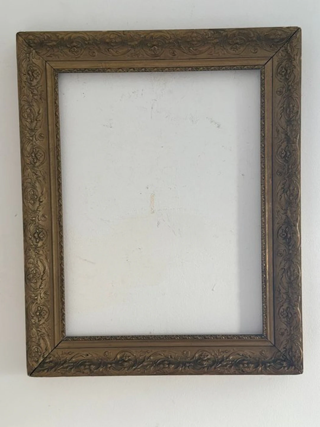 Frame- Umbertino - Wood, gold leaf - golden frame