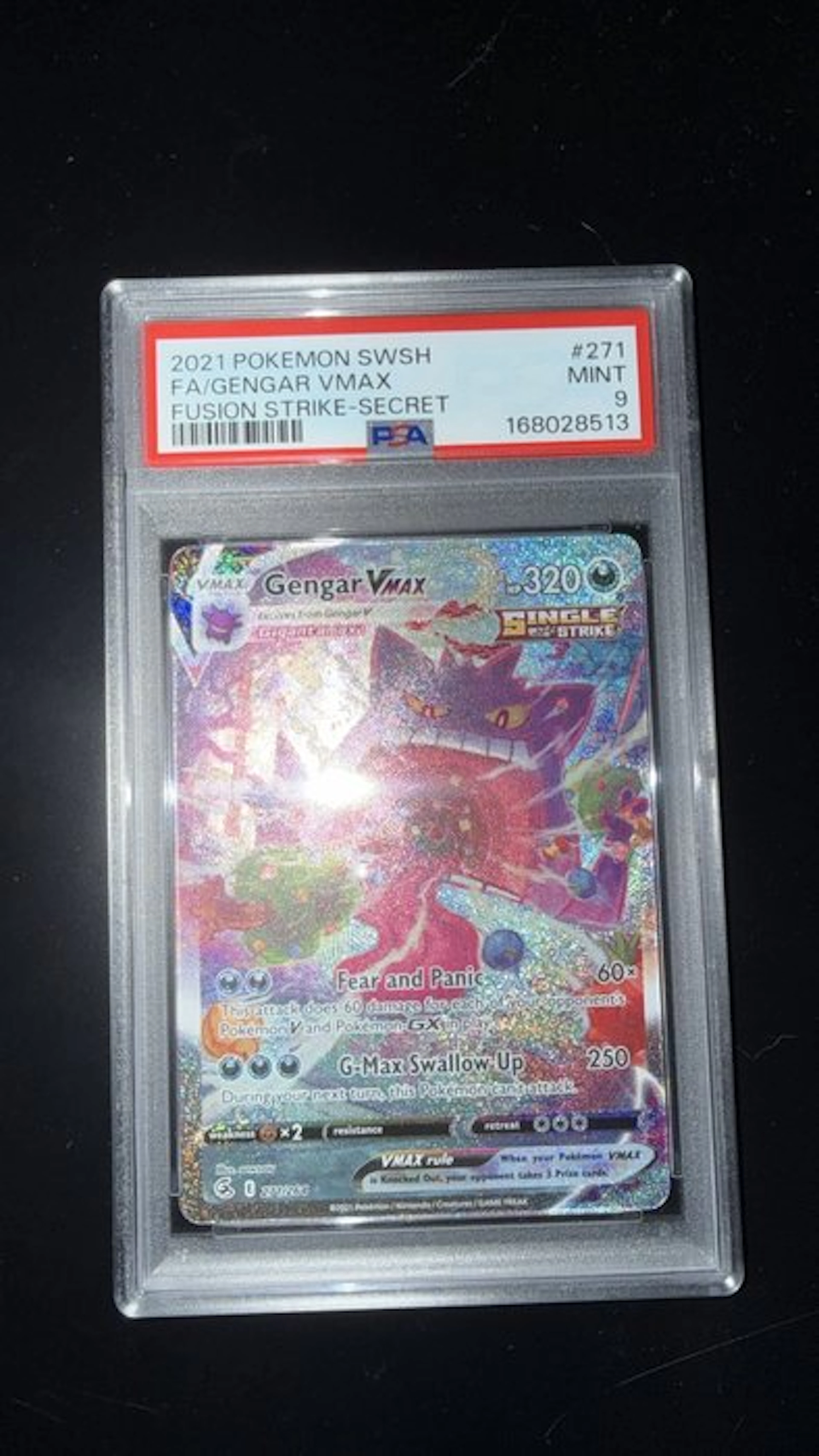 Pokémon - 1 Graded card - Gengar VMAX #271 Full art
