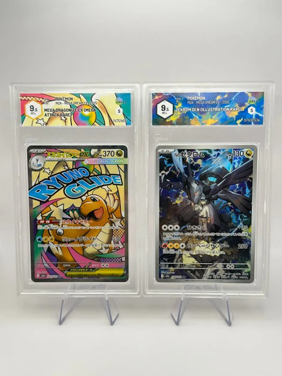 Pokémon - 2 Graded card - Mega Dragonite-ex 232/193 Full art