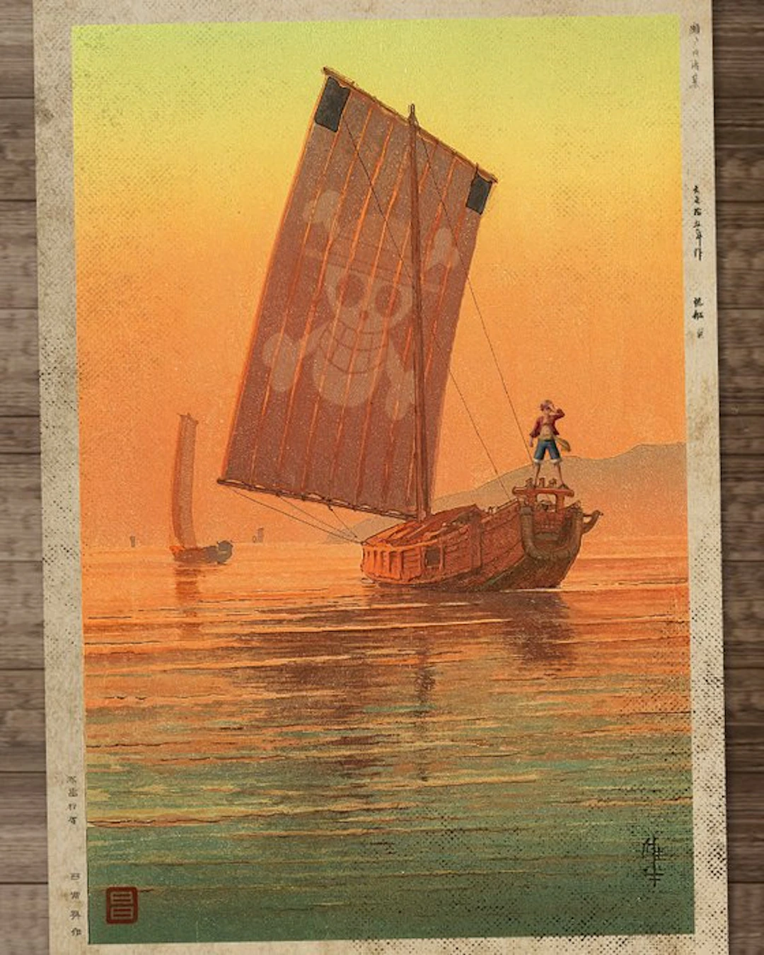 Kodo88 - One Piece Boats in the Sunset Glow 夕映えの航海...
