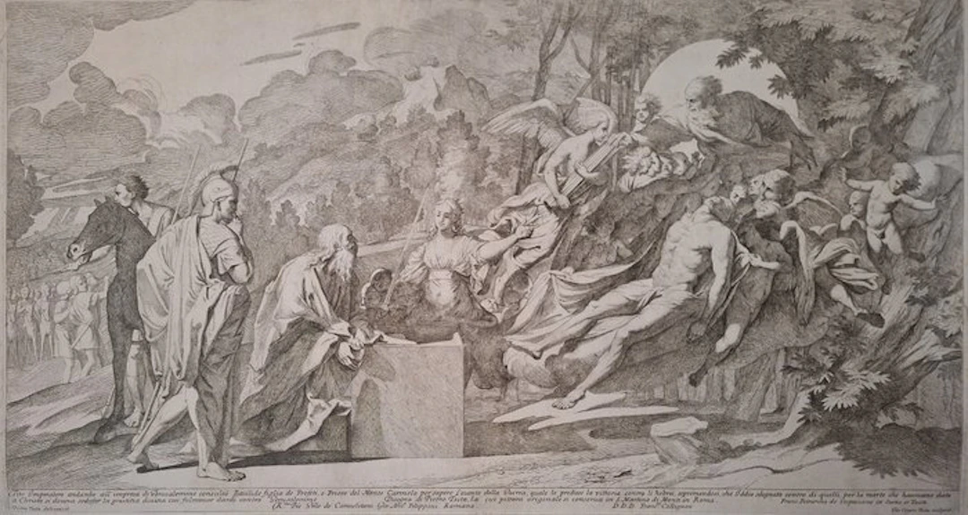 Pietro Testa (1612-1650), after - La profezia di Basilide
