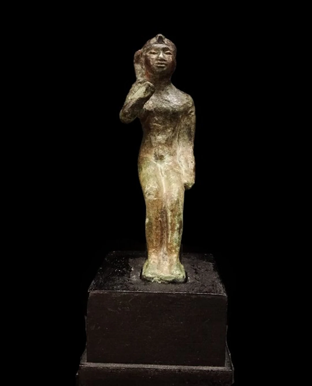 Ancient Egyptian - Bronze Harpocrates statue - Late...