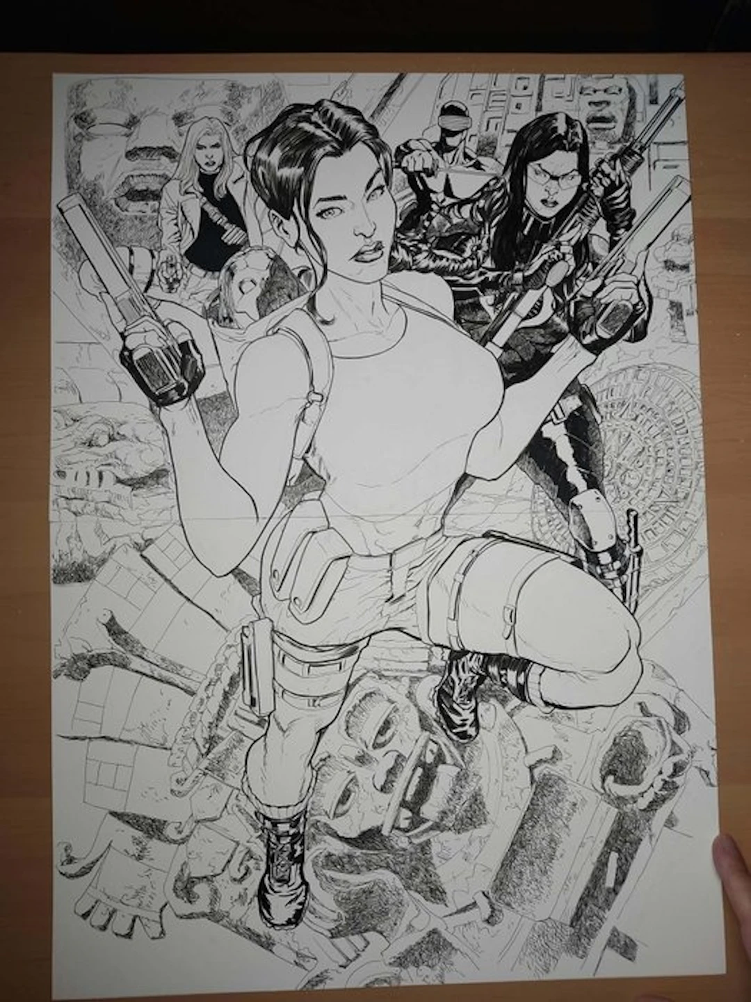 Marco Foderà - 1 Original drawing - Lara Croft - LARA CROFT - 2026