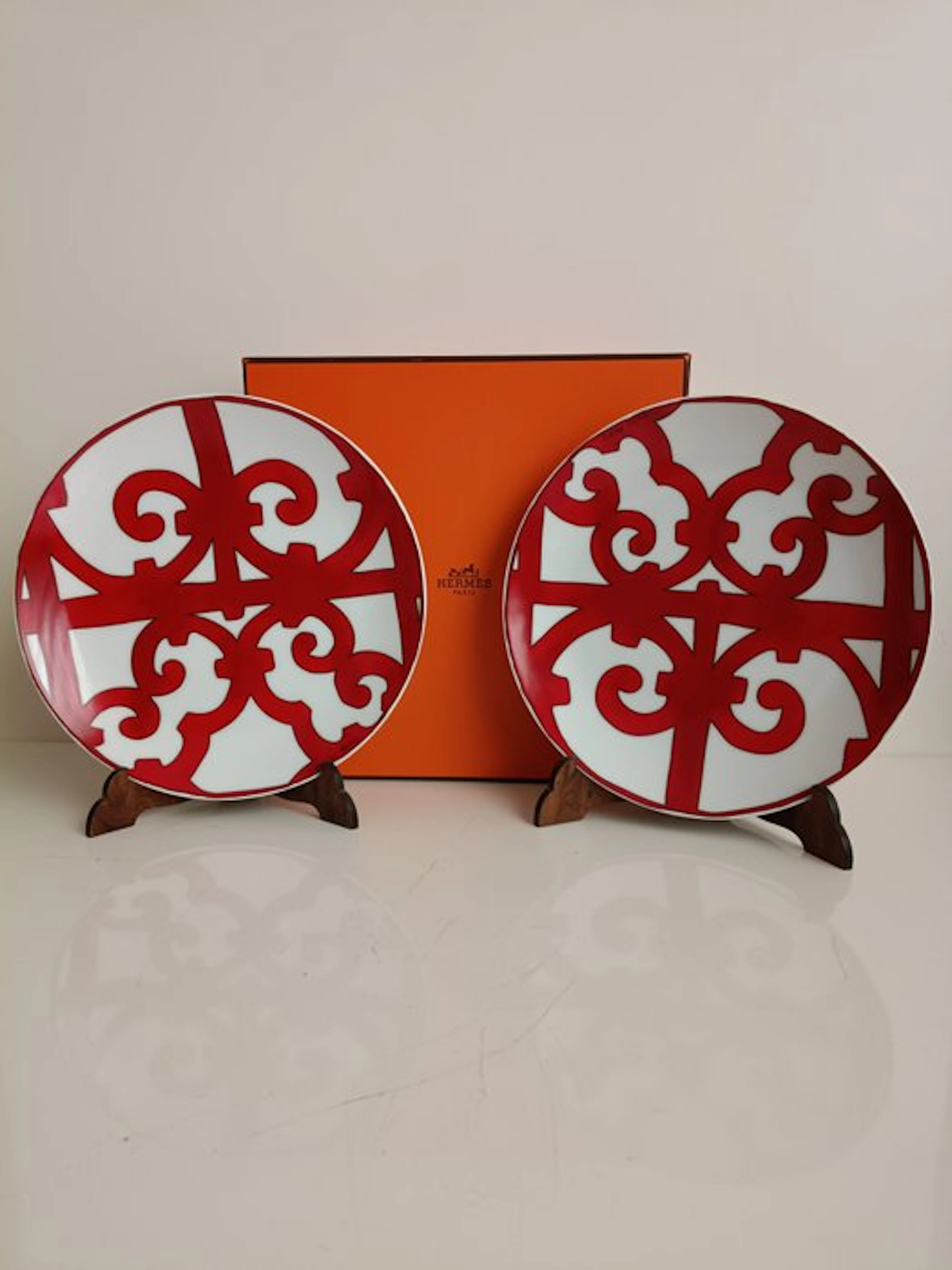 Hermès - 'Balcon du Guadalquivir' - Plate (2) - Porcelain