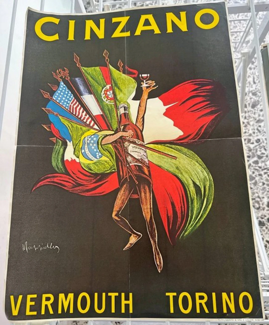 Leonetto Cappiello - Poster Cinzano - 1970s