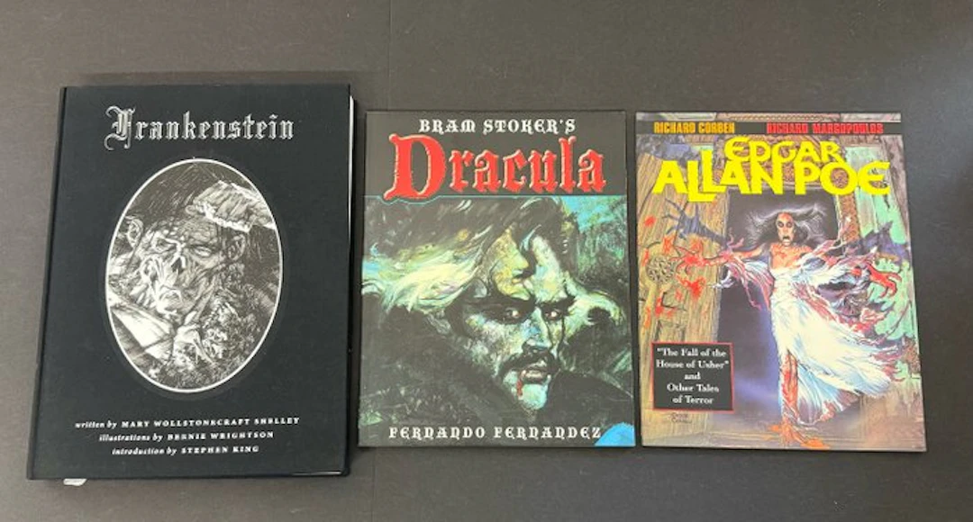 Frankenstein Buch signiert Bernie Wrightson - Dracula by...